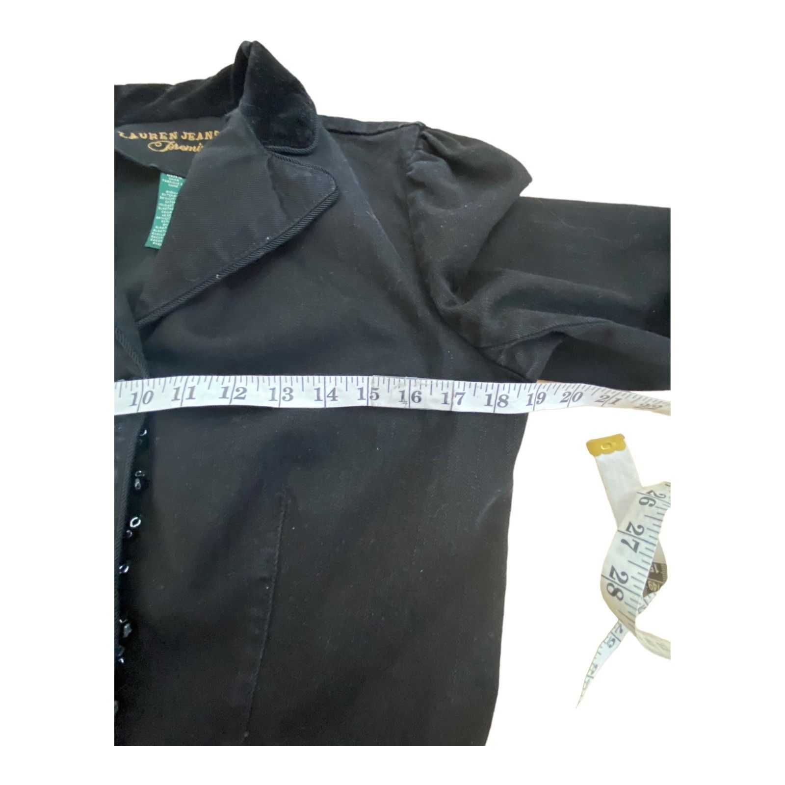 Other Lauren Jeans Fitted Denim Blazer M Ralph Lauren Black Victor Size M / US 6-8 / IT 42-44 - 8 Thumbnail