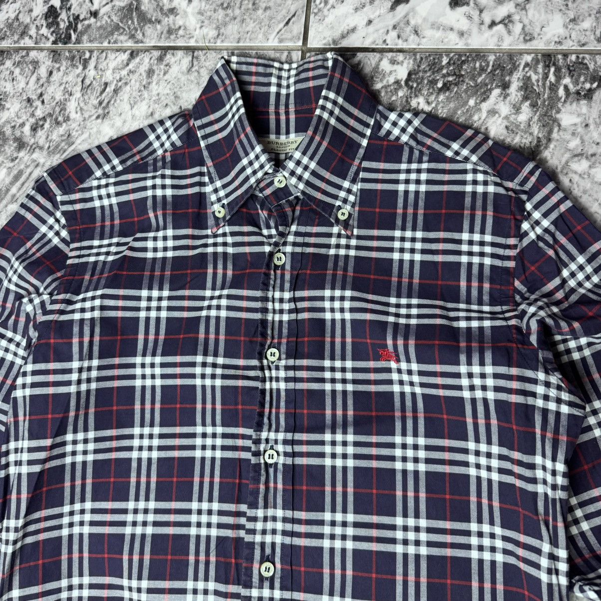Burberry × Vintage Vintage Burberry London Shirt Size US M / EU 48-50 / 2 - 2 Thumbnail