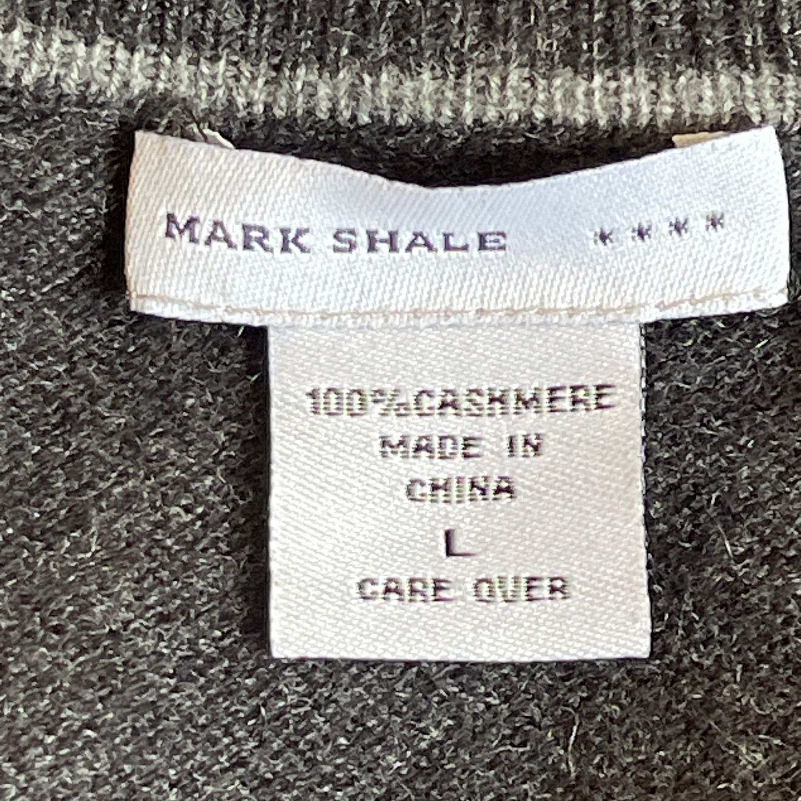 Vintage VINTAGE 90s Mark Shale Cashmere Sweater Vest Size Large Size US L / EU 52-54 / 3 - 3 Thumbnail
