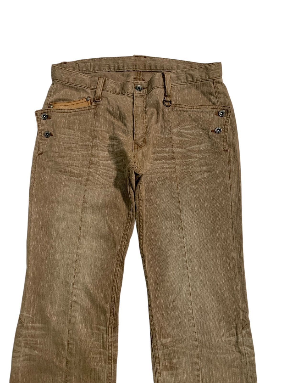 Kapital FLARE NICOLE CLUR FOR MAN RUSTY JAPANESE PUNK DENIM Size US 31 - 5 Thumbnail