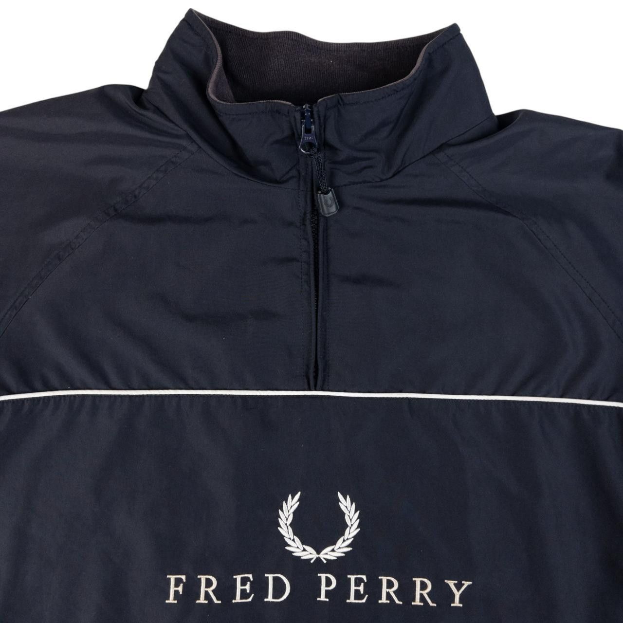 Fred Perry Vintage Fred Perry Q Zip Jacket Size XL Size US XL / EU 56 / 4 - 3 Thumbnail