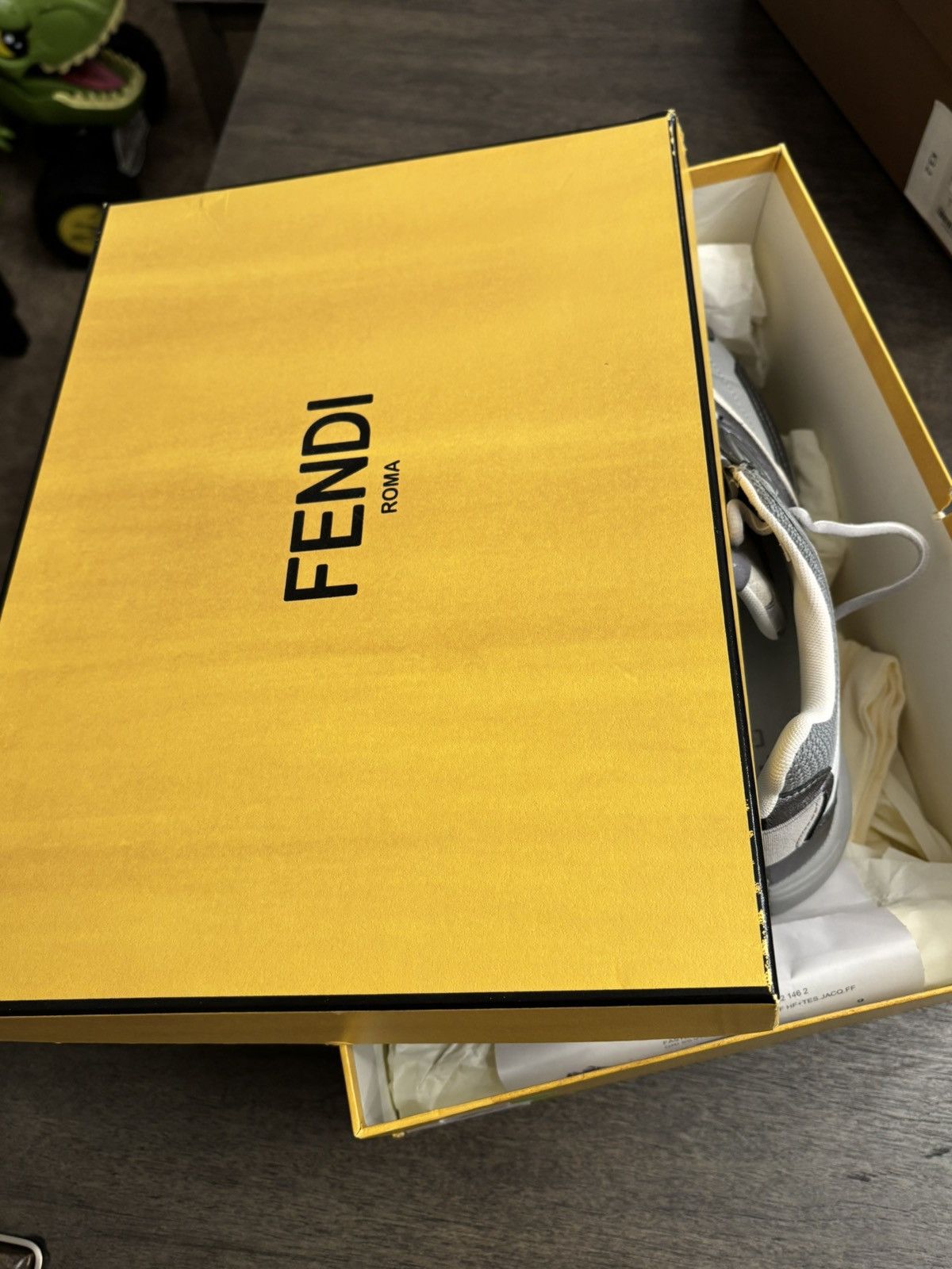 Designer × Fendi FENDI FASTER TRAINER SNEAKERS/ SHOES Size US 9 / EU 42 - 10 Thumbnail