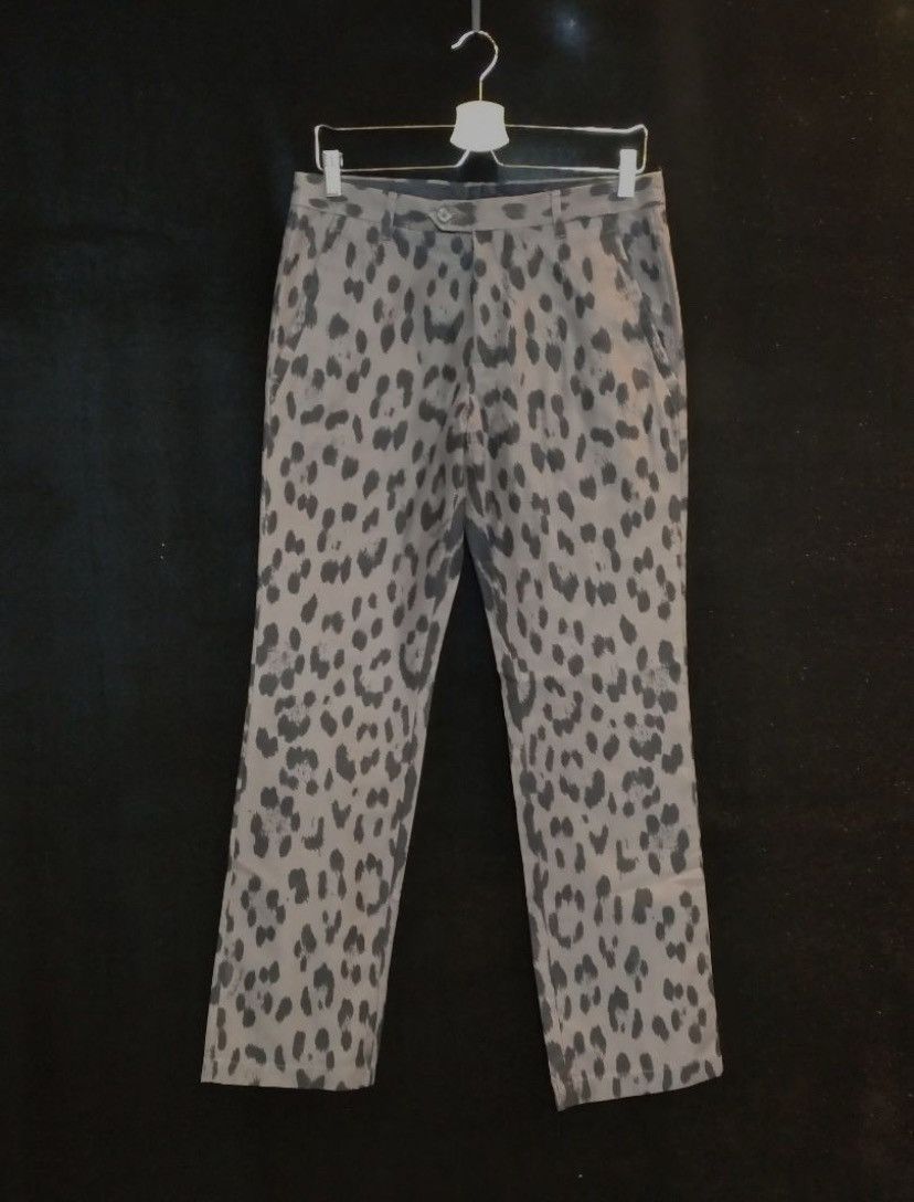 image of Roberto Cavalli Jaguar Pants in Grey, Men's (Size 31)