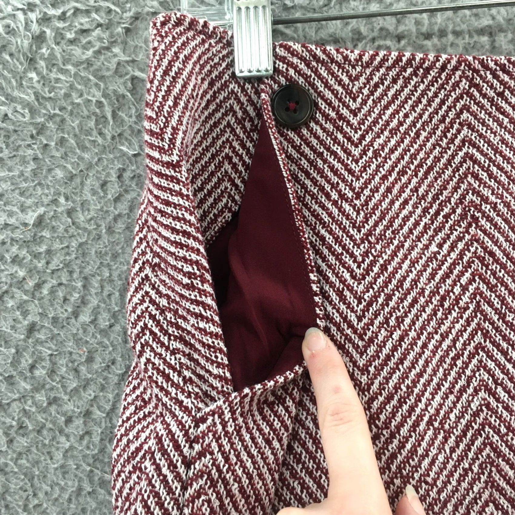 Banana Republic Banana Republic A-Line Skirt Womens 10 Multicolor Tweed Casual Pockets Size 32" / US 10 / IT 46 - 5 Thumbnail