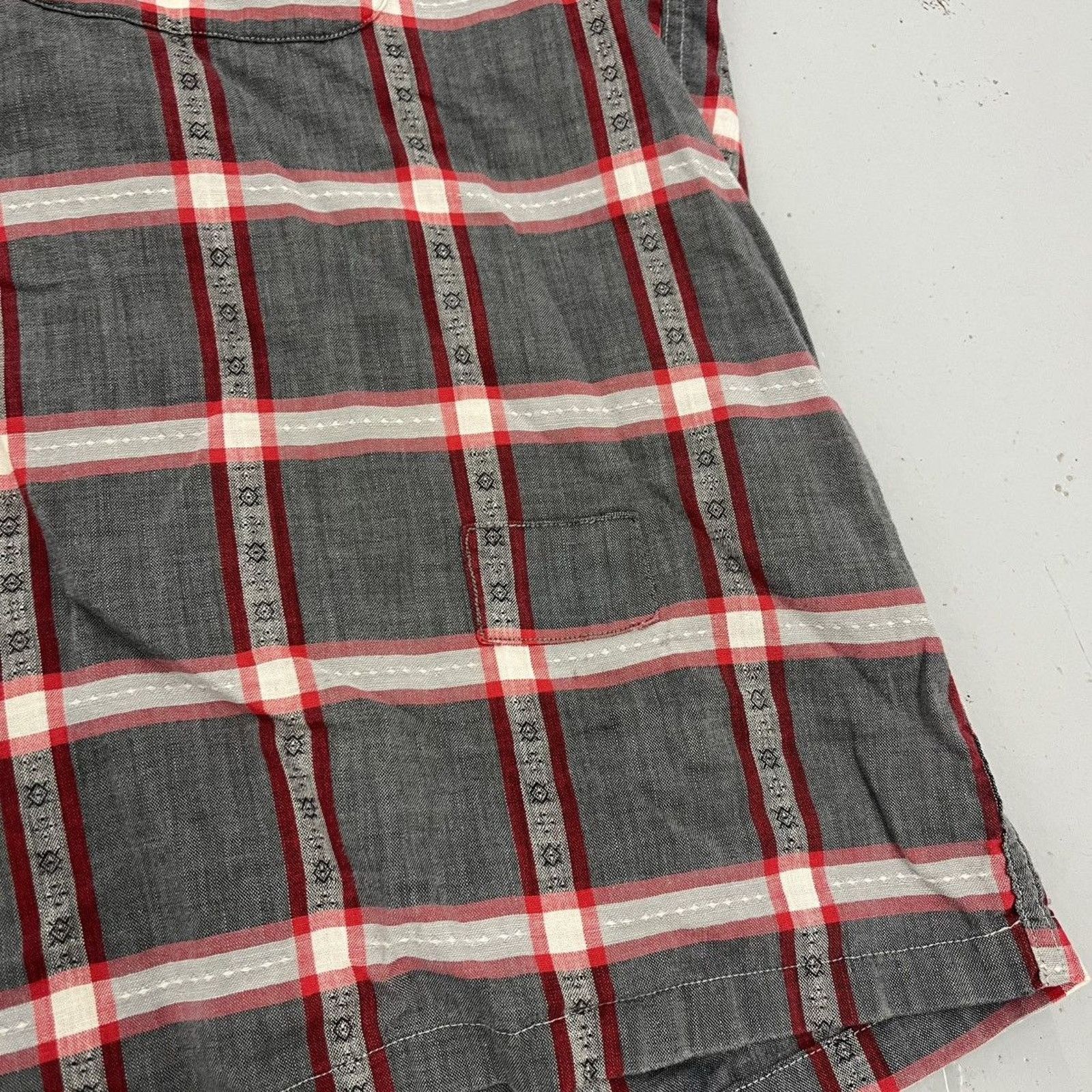 Other Vintage 60s Van Heusen Grey Pattern Cotton Loop Collar Size US M / EU 48-50 / 2 - 2 Thumbnail