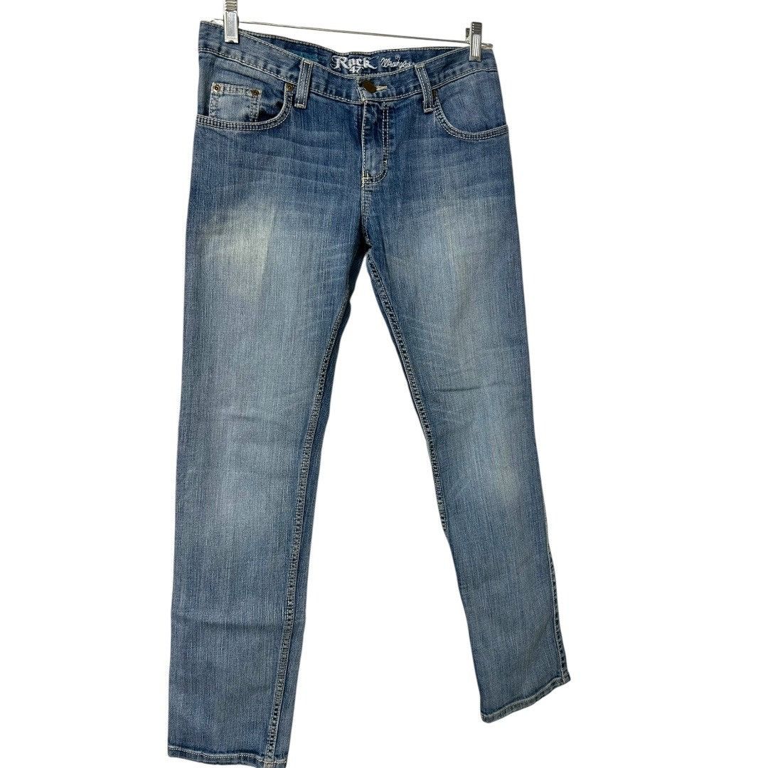 Wrangler Wrangler Rock 47 Boyfriend Fit Jeans - Women's Size 27x32 Size 27" / US 4 / IT 40 - 1 Thumbnail