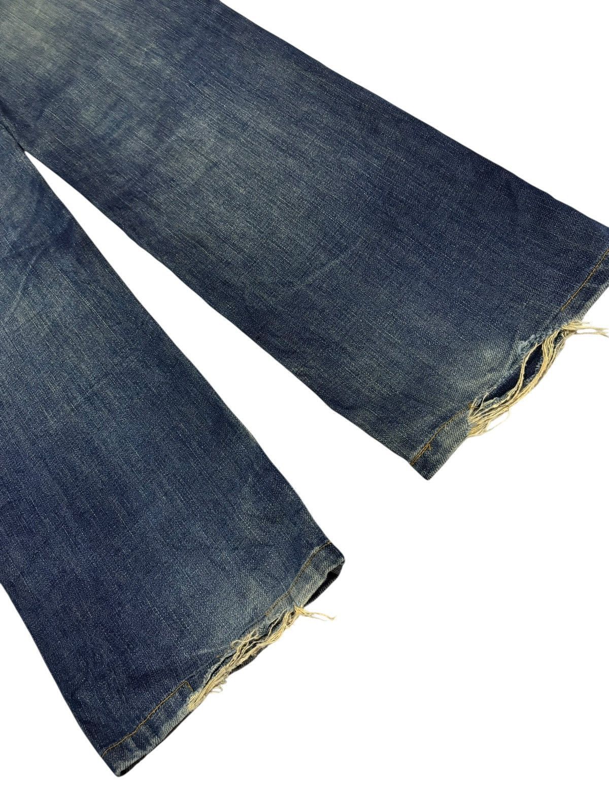 Edwin Vtg Edwin Japan 503 Distressed Jeans Size US 28 / EU 44 - 7 Thumbnail