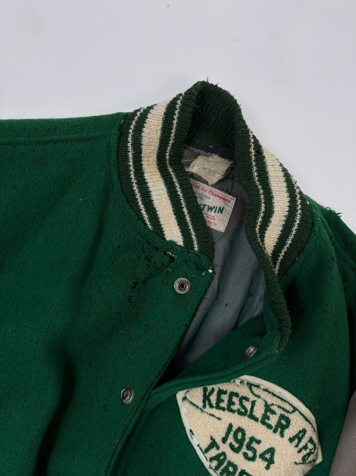 Unsound Rags 1954 Butwin Keesler Varsity Letterman Bomber Jacket Size US L / EU 52-54 / 3 - 8 Thumbnail