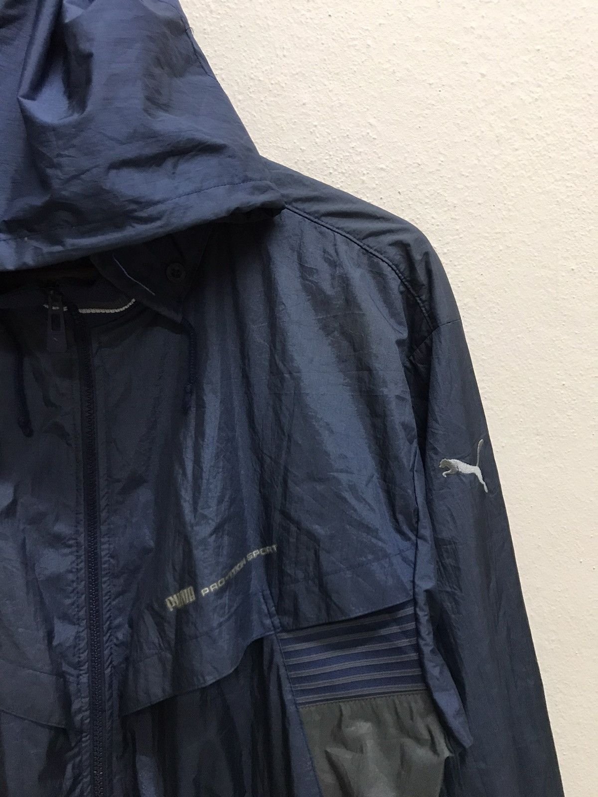 Puma × Vintage Vintage Puma Pro-Tech Sport Windbreaker Jacket Hoodie Size US L / EU 52-54 / 3 - 5 Thumbnail