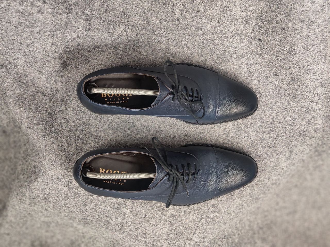Boggi Boggi Milano Gradient slope leather oxfords Derby Shoes Size US 11 / EU 44 - 3 Thumbnail