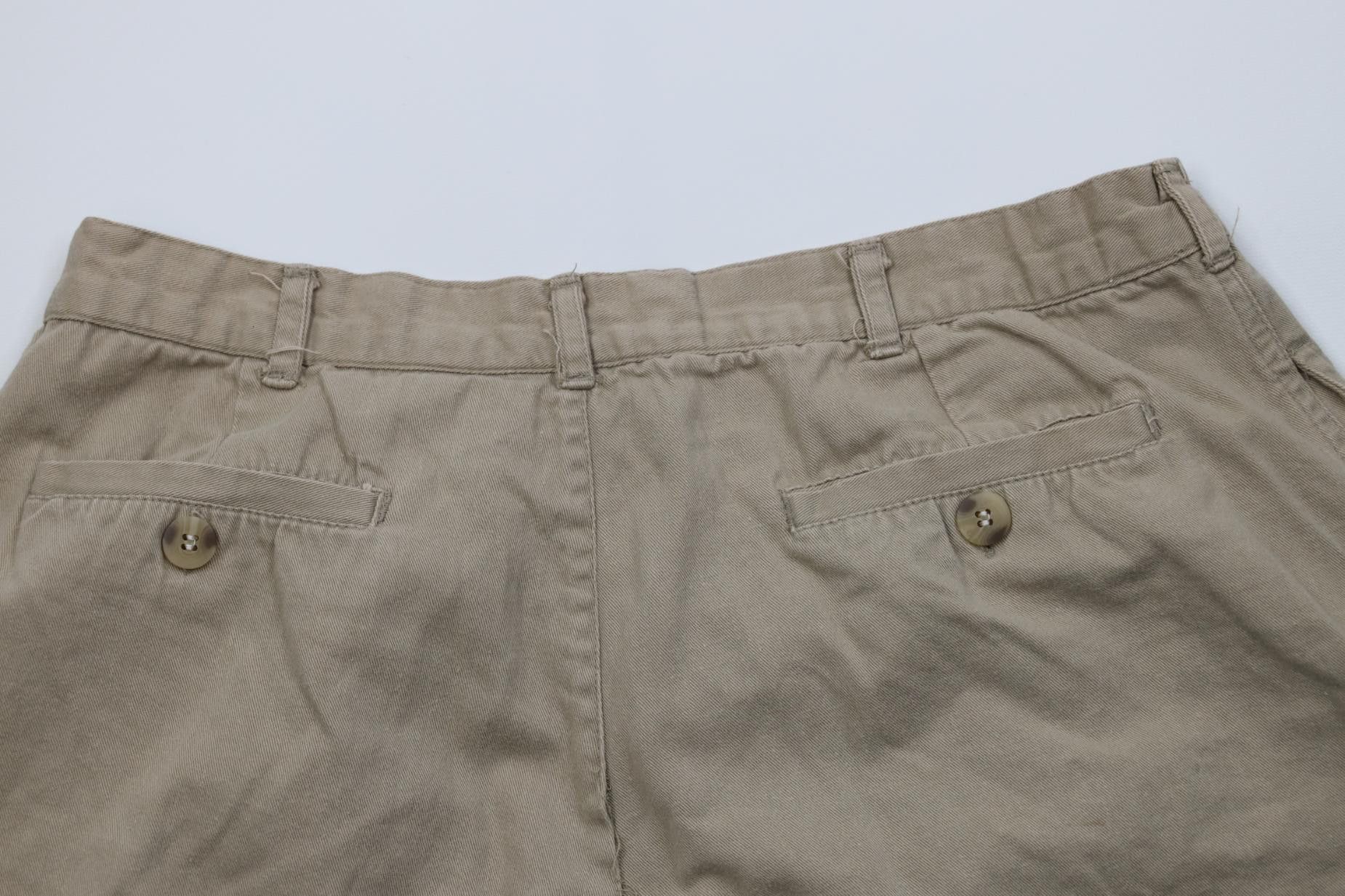 Vintage Vintage 90s Streetwear Above Knee Chino Shorts Beige Cotton Size US 32 / EU 48 - 11 Thumbnail