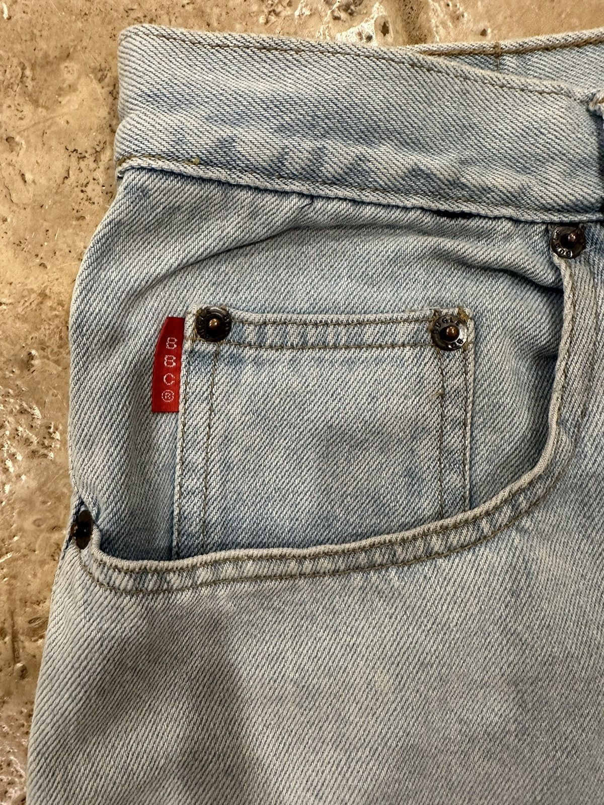 Bugle Boy × Vintage Vintage Bugle Boy Painter Denim Jean Shorts Jorts Size US 36 / EU 52 - 5 Thumbnail