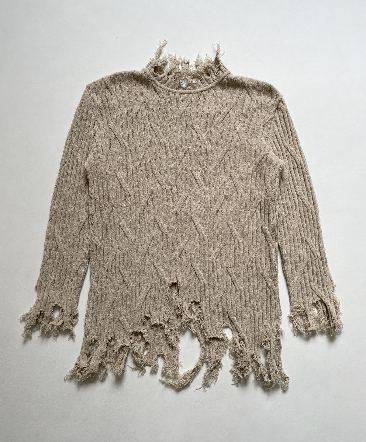 Kiko Kostadinov S/S 23 Zlatyu ‘Cedid Mock Neck Jumper’ Size US M / EU 48-50 / 2 - 2 Thumbnail