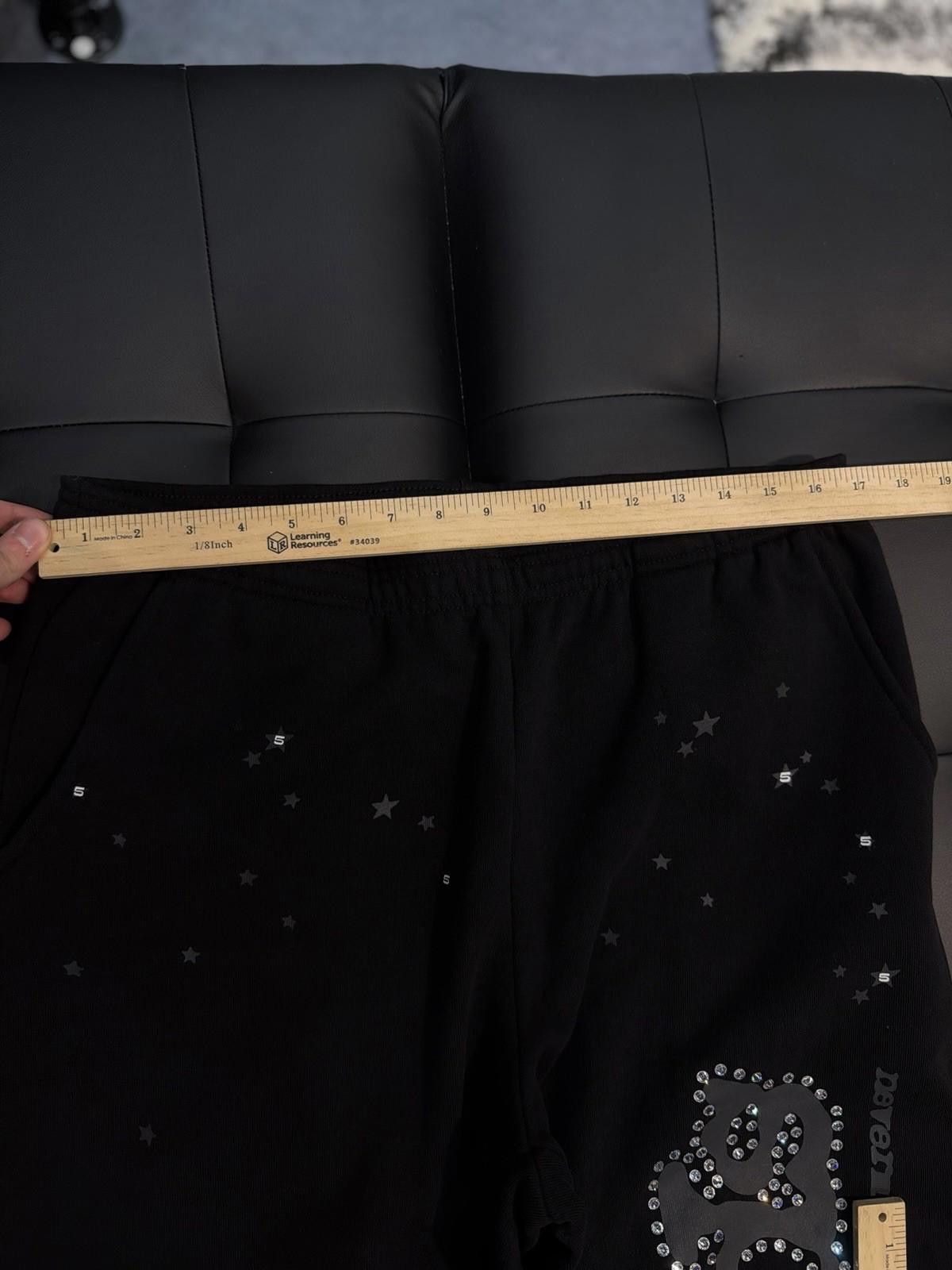 Sp5der Size M - Sp5der Worldwide Black VVS Stone Sweatpants Spider Size US 32 / EU 48 - 12 Thumbnail