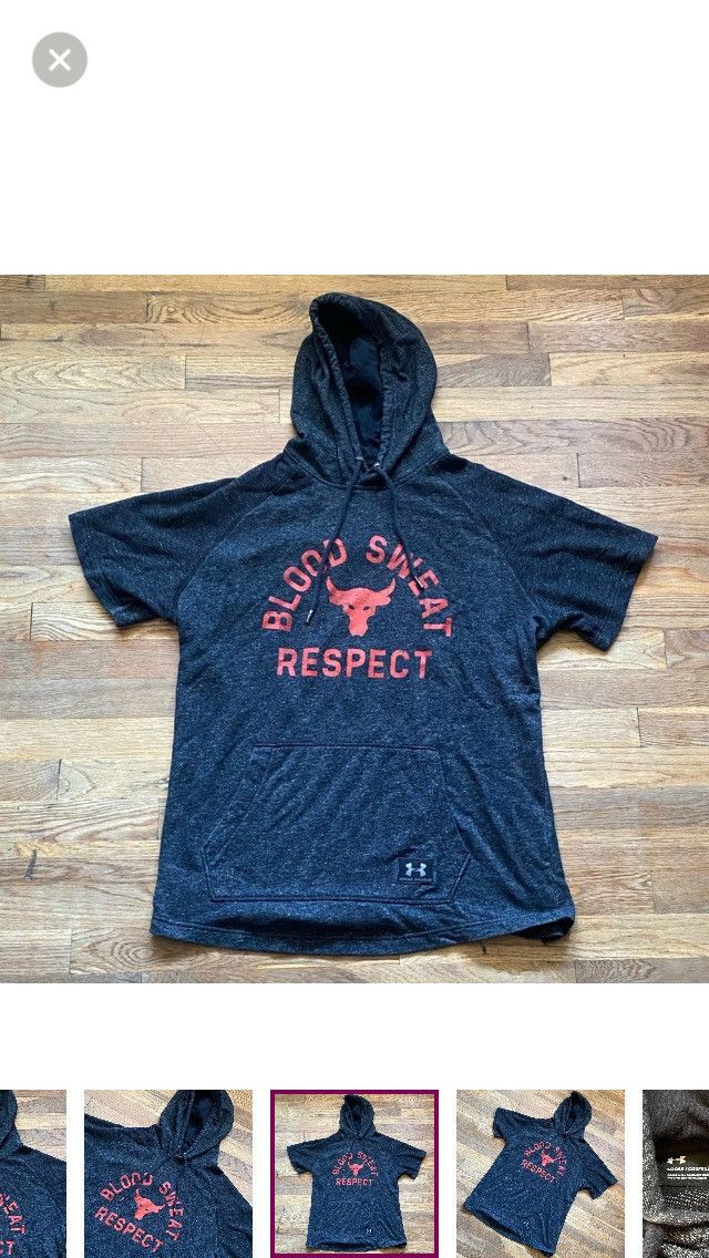 Under Armour Under Armour X UA Project Rock Blood Sweat Respect Hoodie XL Size US XL / EU 56 / 4 - 5 Thumbnail