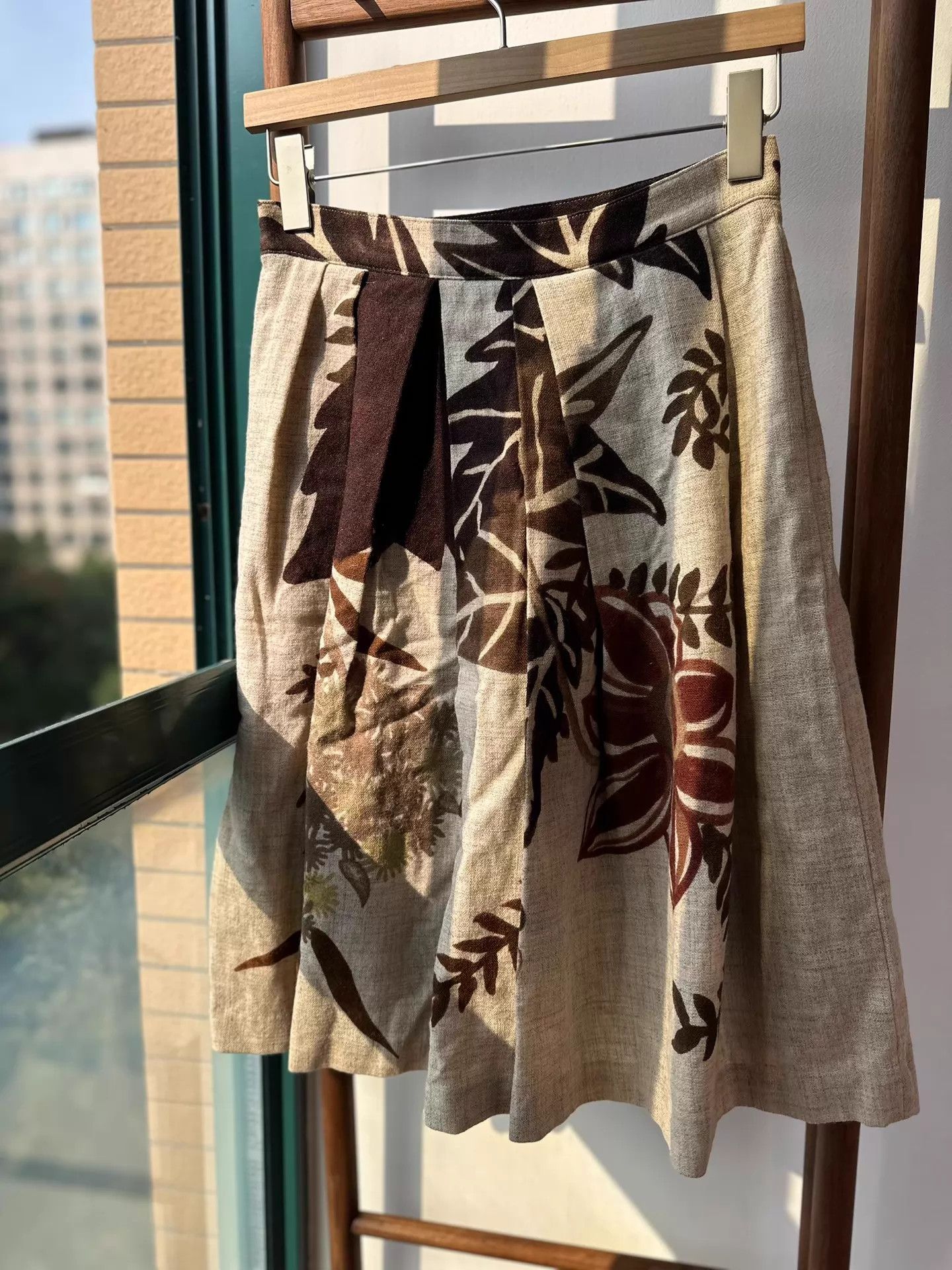 Dries Van Noten Dries Van Noten Women's Wool Classic Print Skirt 36 Rare Size 25" / US 0 / IT 36 - 3 Thumbnail