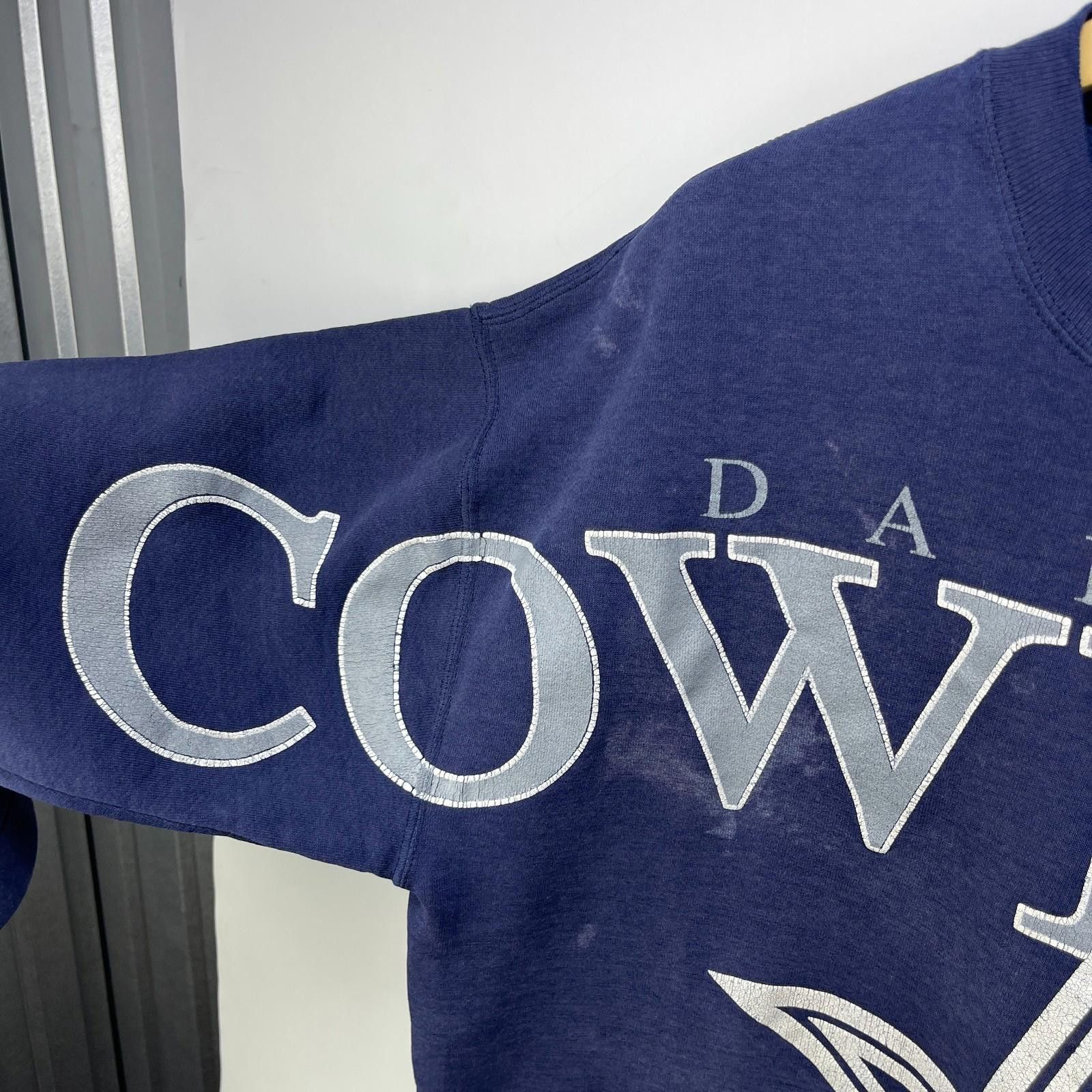 Other Vintage 90s Dallas Cowboys Spellout Sweatshirt NFL XL Size ONE SIZE - 5 Thumbnail