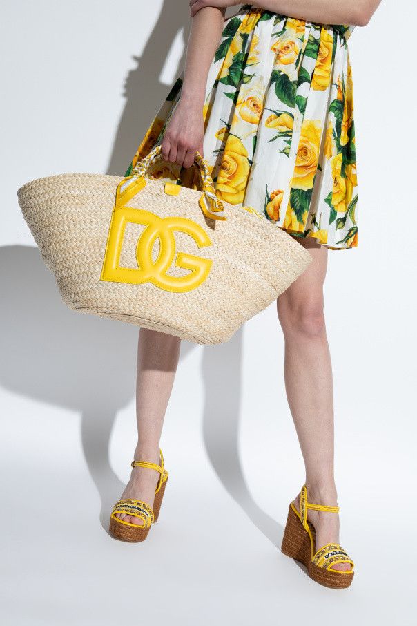 Dolce & Gabbana o1s22i1n1024 Size: OS / Kendra Tote Bag in Beige & Yellow Size ONE SIZE - 2 Thumbnail