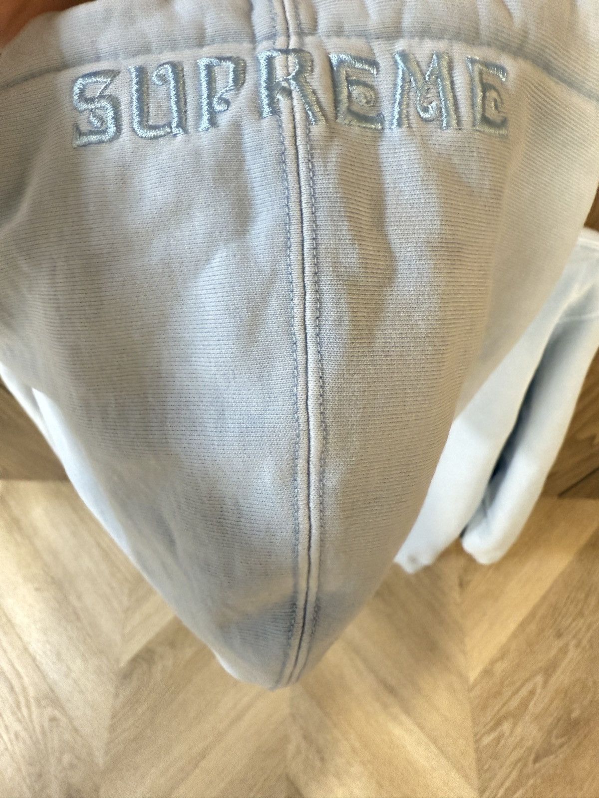Supreme Supreme Hoodie Light Blue Medium Size US M / EU 48-50 / 2 - 2 Thumbnail