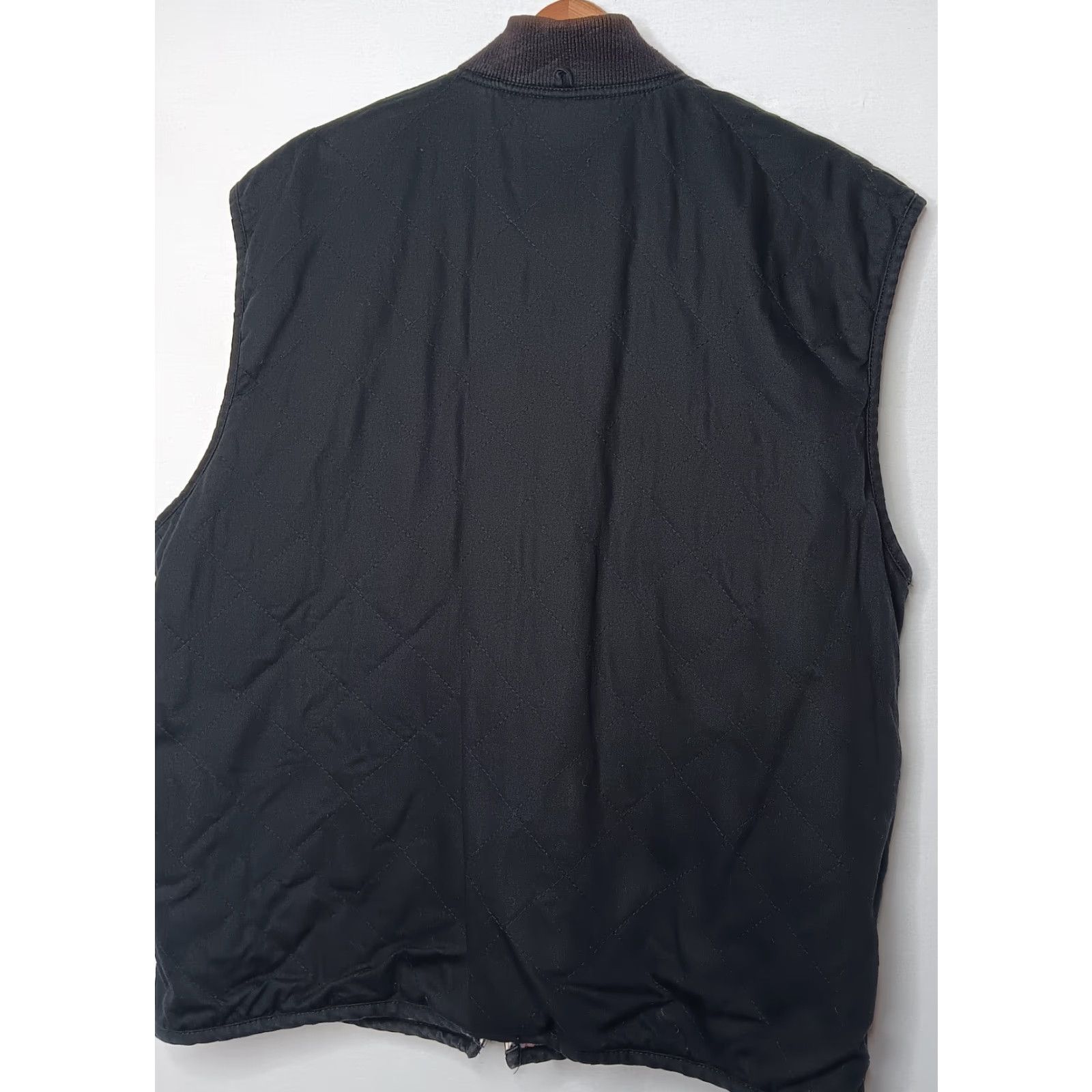 Marlboro Marlboro Vest Men Medium Flannel Reversible Black Quilted Zip Red Vintage READ Size US M / EU 48-50 / 2 - 5 Thumbnail