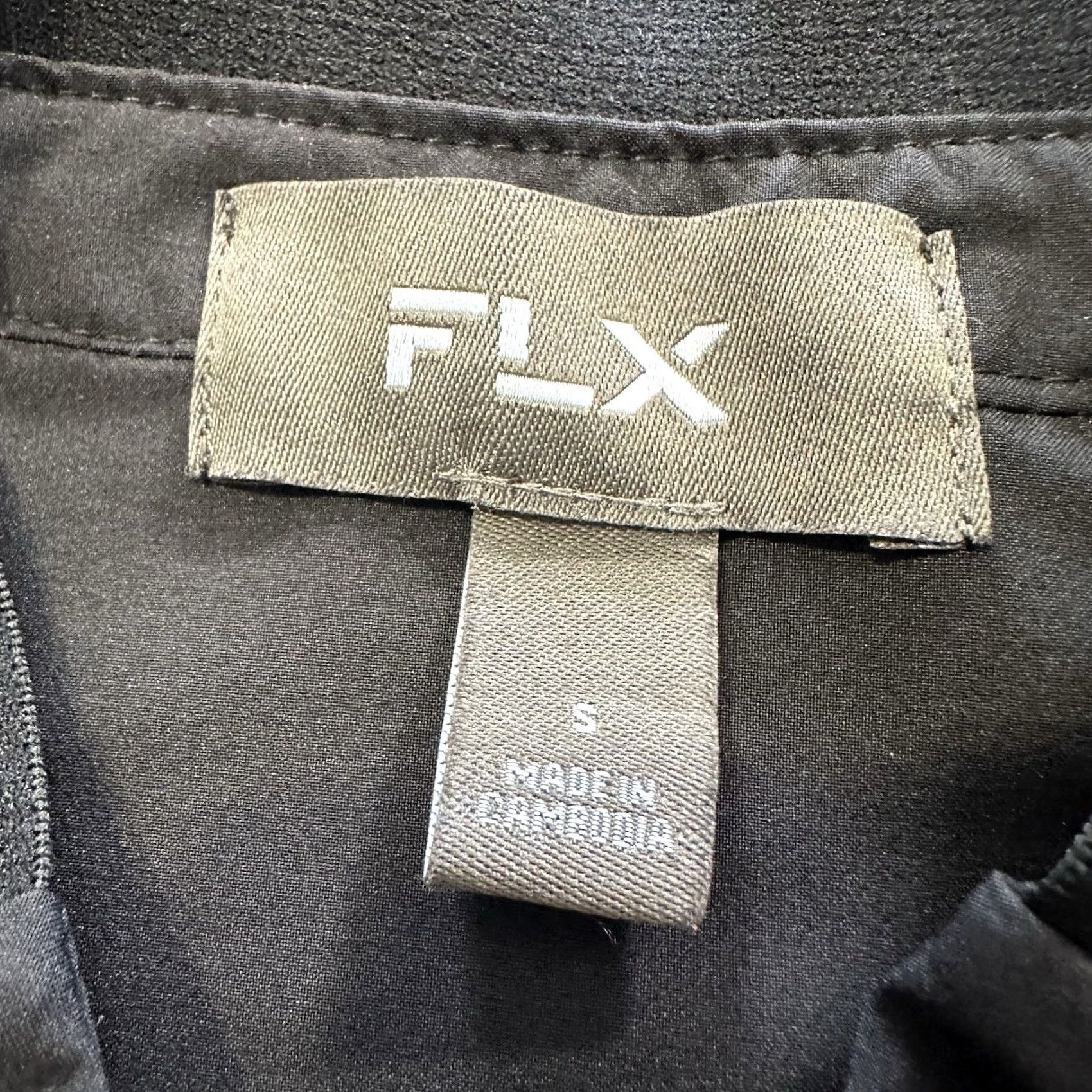 Vintage FLX Jacket Mens S Black Full Zip Lightweight Bomber Jacket - Casual Active Outerwear (Athletic Fit) Size US S / EU 44-46 / 1 - 2 Thumbnail