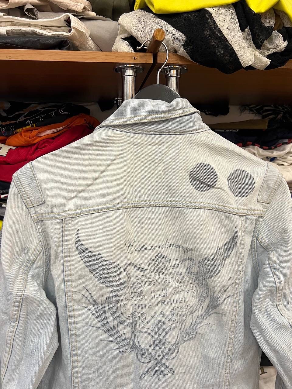 Diesel × Vintage Diesel Vintage Denim Y2K Jacket Size S Size S / US 4 / IT 40 - 9 Thumbnail