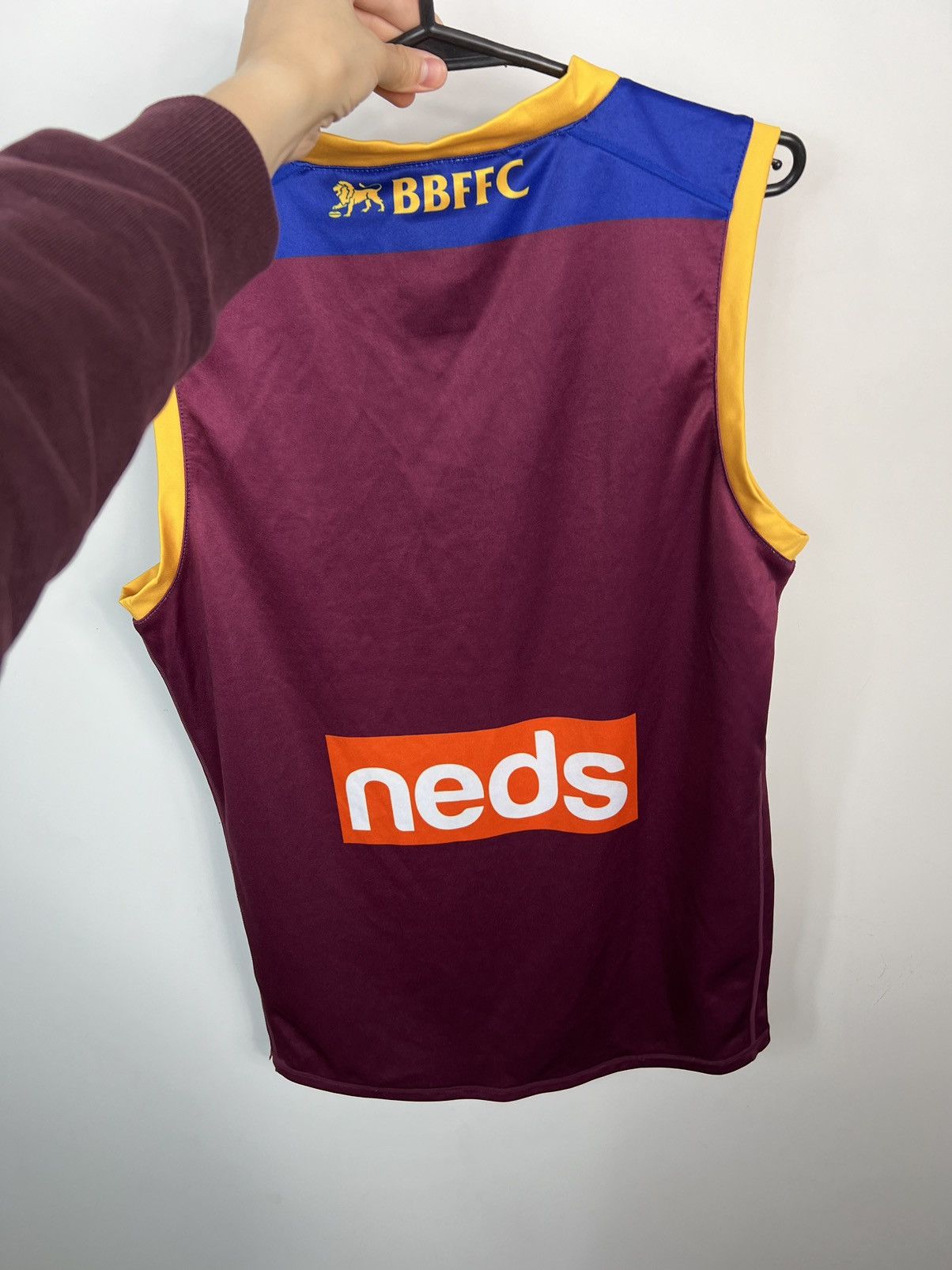 Vintage Jersey Brisbane Lions AFL Mens Home Guernsey Tshirt Size US M / EU 48-50 / 2 - 2 Thumbnail