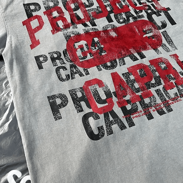Other PROJECT CAPRI Letter Print Shirt Size US XL / EU 56 / 4 - 7 Thumbnail