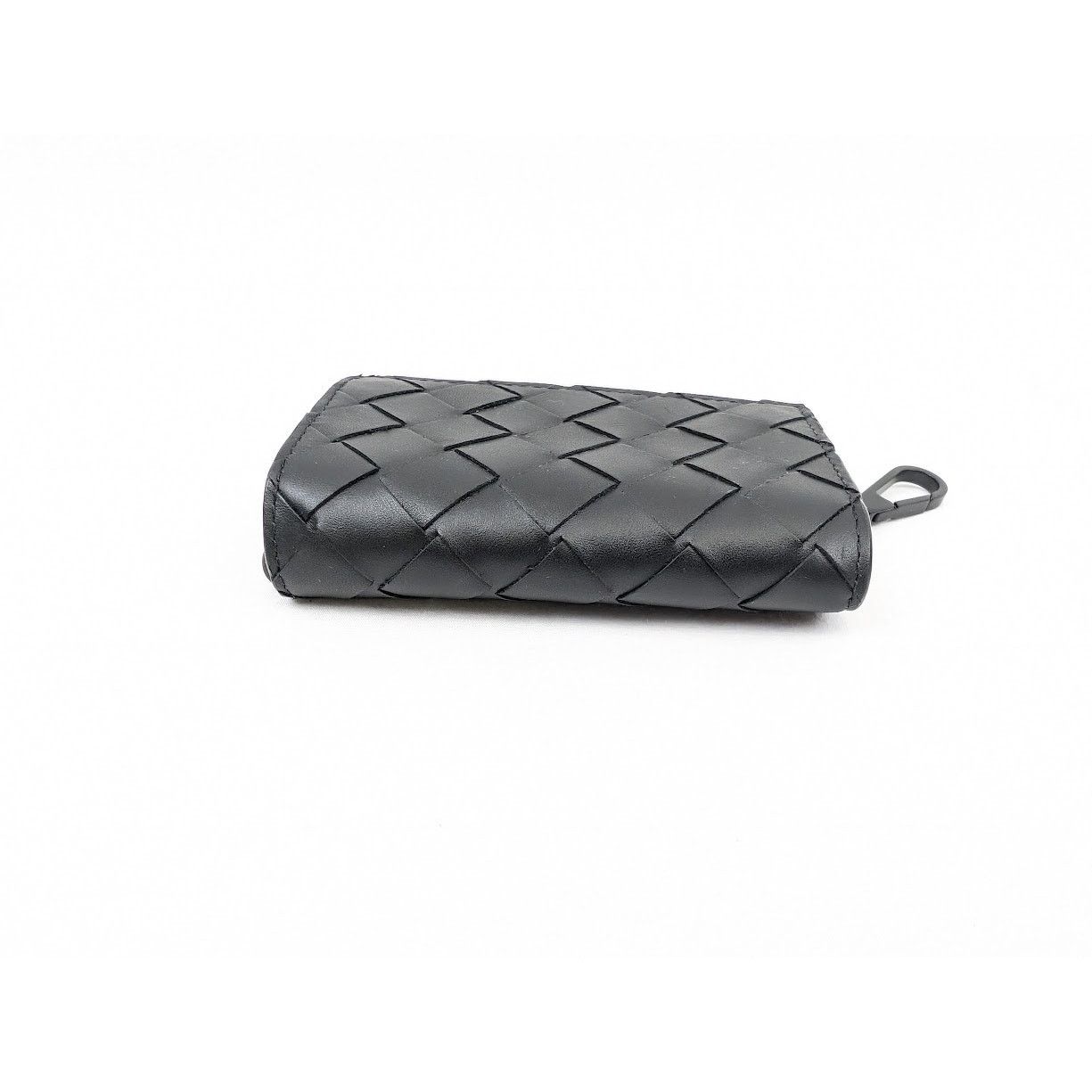 Bottega Veneta o1rshd1 Size: OS / Intreccio Light Calf Key Chain In Nero Size ONE SIZE - 5 Thumbnail