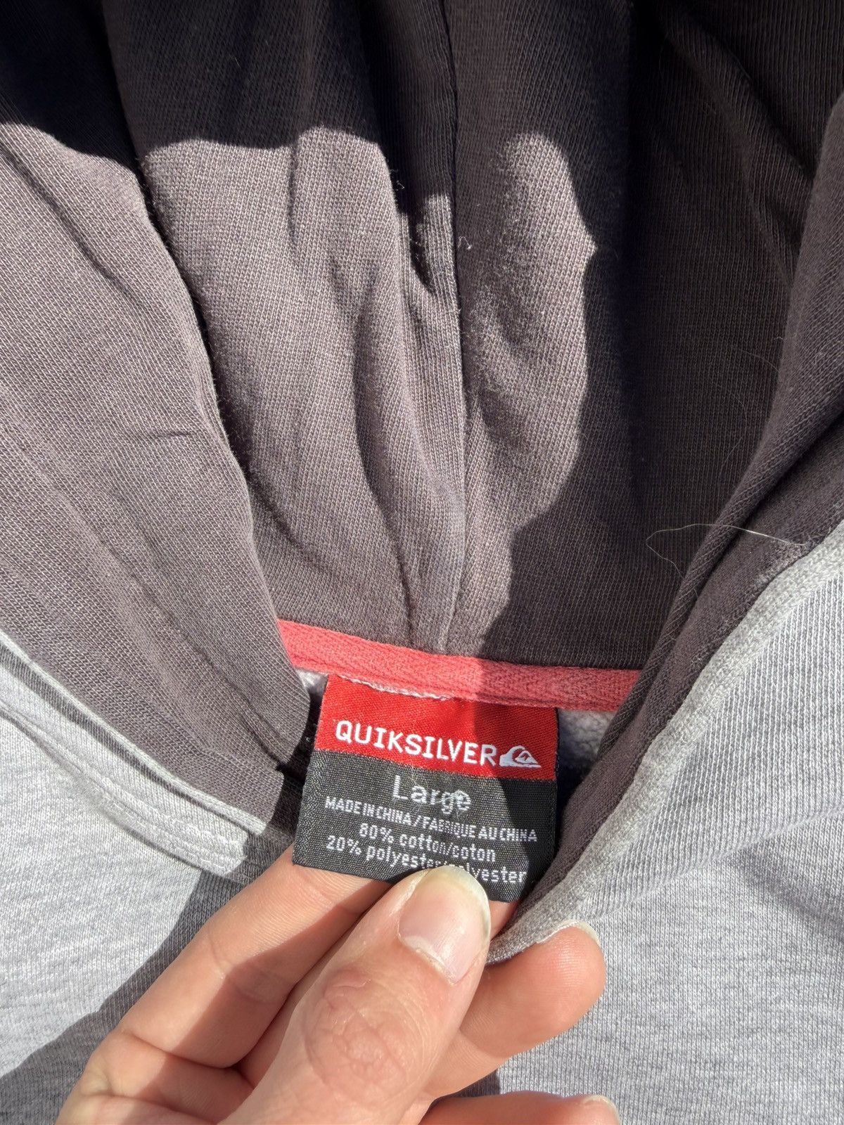 Quiksilver Vintage quiksilver hoodie Size US L / EU 52-54 / 3 - 2 Thumbnail