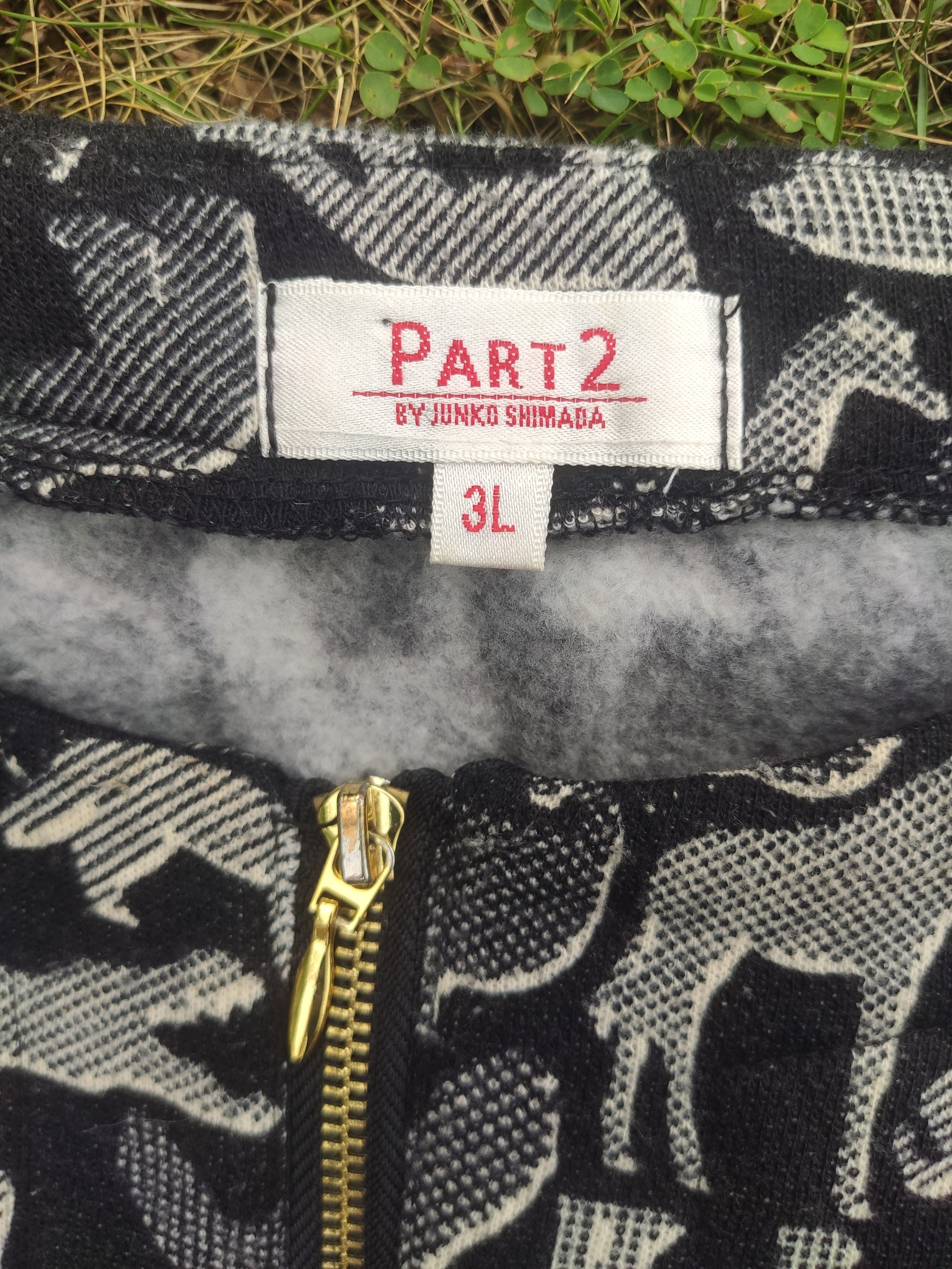 Designer × Japanese Brand × Junko Shimada PART 2 Full Printed Half Zipper Sweatshirt / Jumper Size L / US 10 / IT 46 - 4 Thumbnail