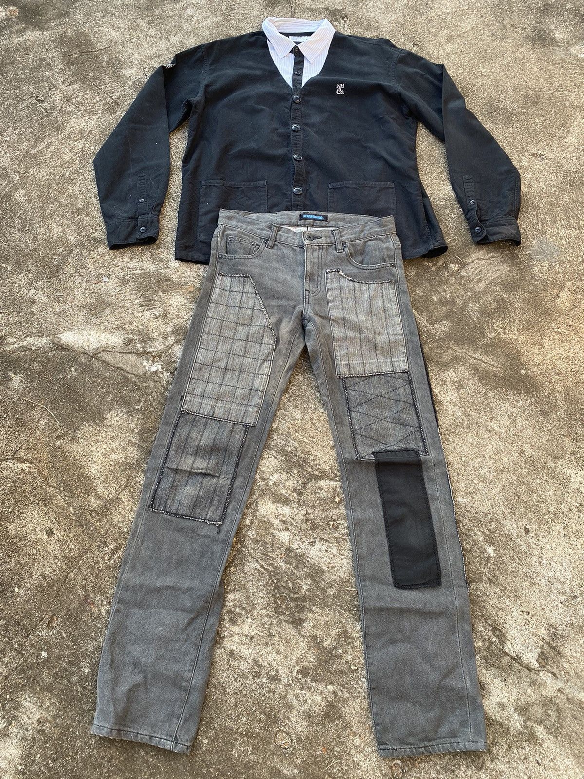 Neighborhood Combo Neighborhood Fragment Narrow Selvedge/Shirt Size US 30 / EU 46 - 1 Thumbnail