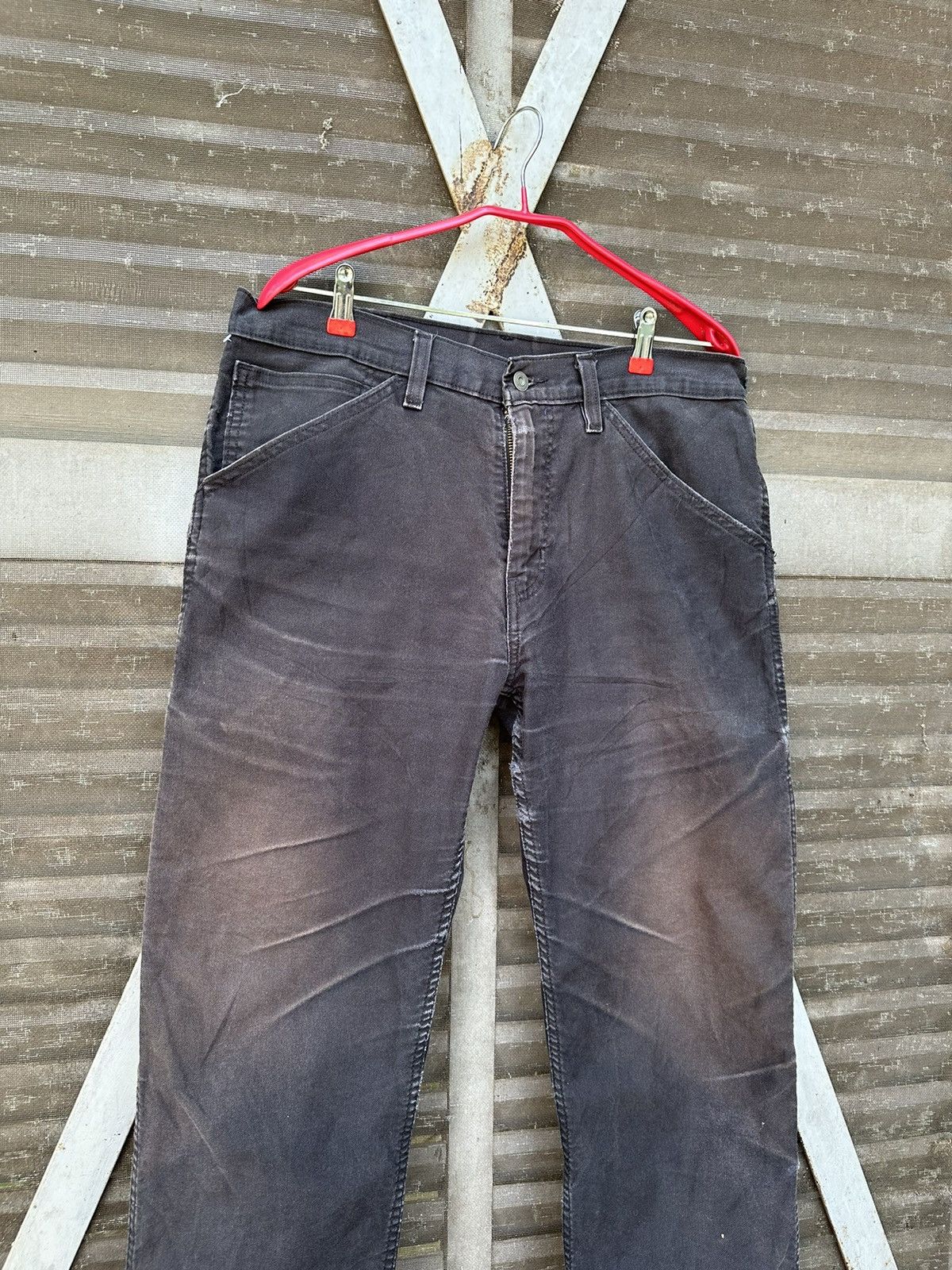 Levi's 👹Vintage Sun Faded Levi’s Carpenter Baggy Jeans Size US 34 / EU 50 - 13 Thumbnail