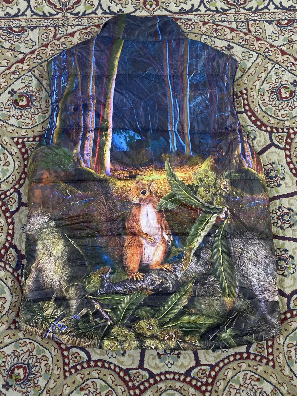 go slow caravan Go Slow Caravan Thermolite Forest Animal Print Down Vest Size US L / EU 52-54 / 3 - 2 Thumbnail