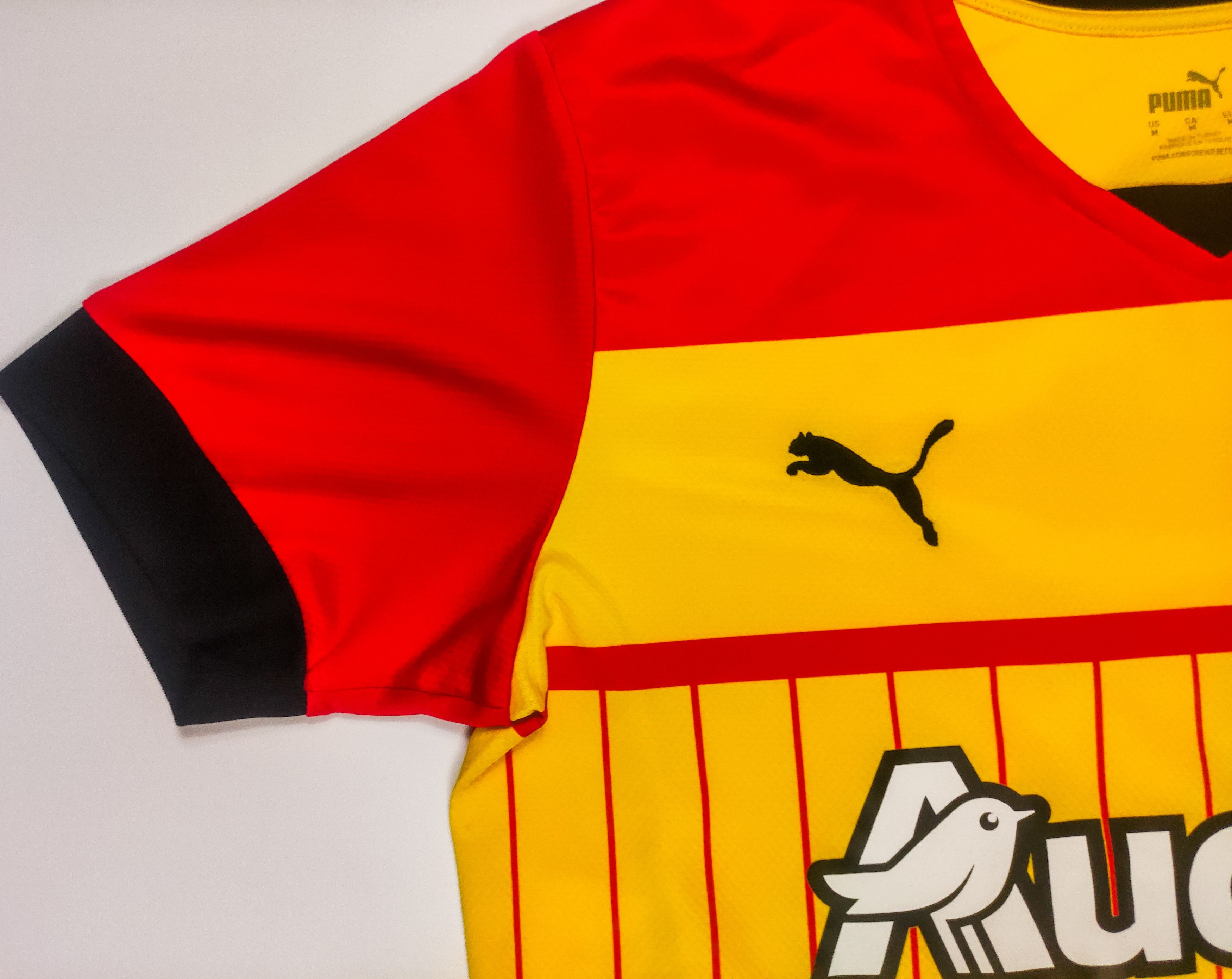 Puma Frankowski #29 RC Lens 2022 2023 Puma Home Shirt Kit Jersey Size US M / EU 48-50 / 2 - 15 Thumbnail