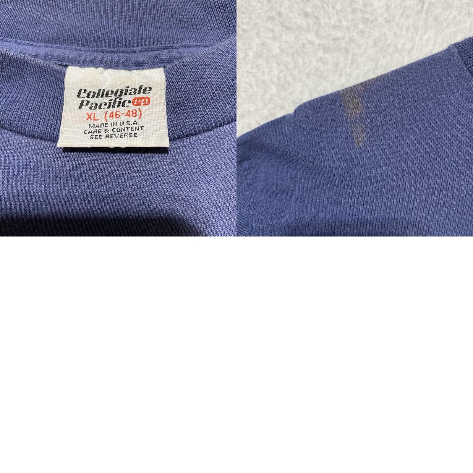 Vintage VINTAGE Premier Specific Michigan Shirt Mens XL Blue Collegiate 70s 80s Wolverines U of M T-Shirt Size US XL / EU 56 / 4 - 8 Thumbnail