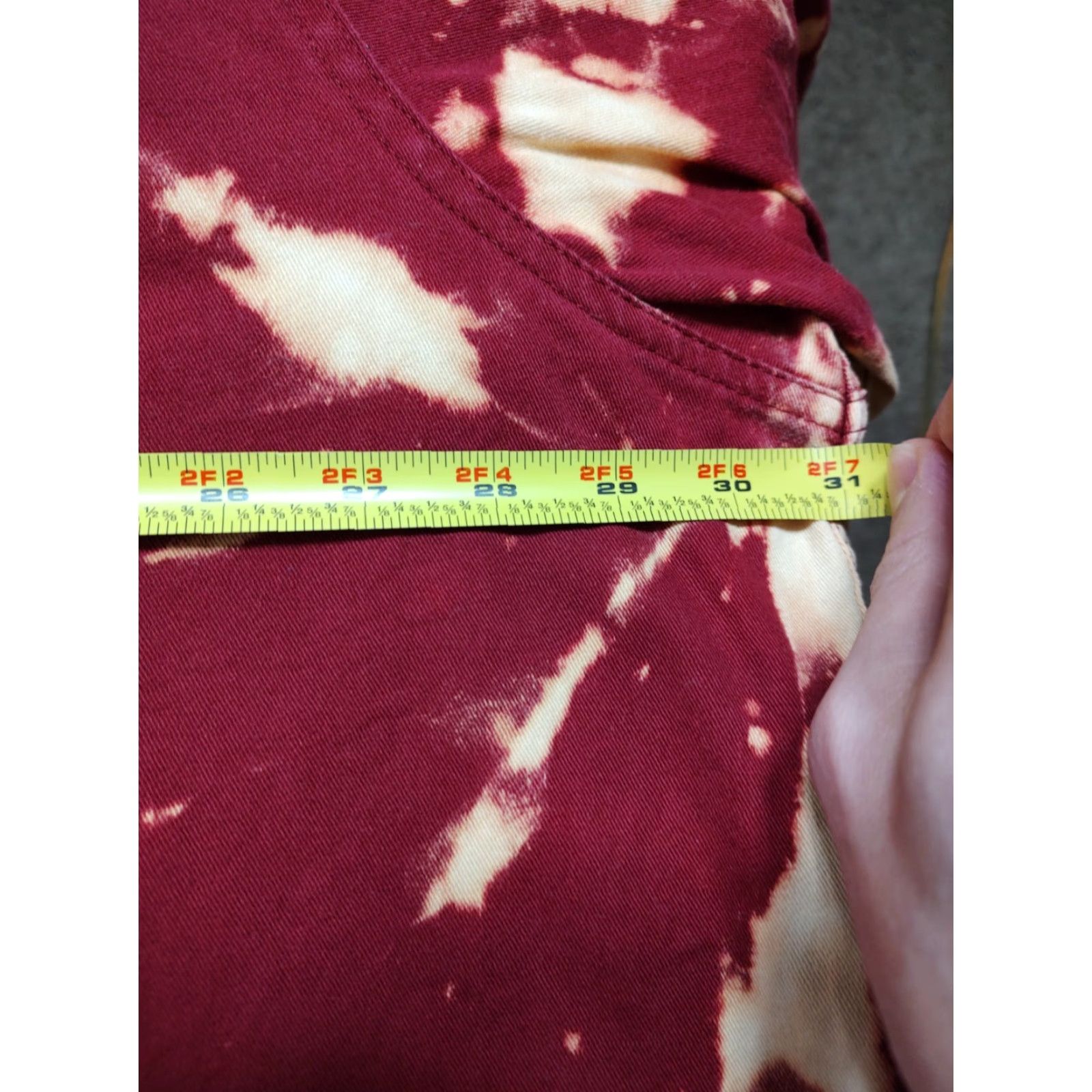 Wrangler VINTAGE Wrangler Shirt 3XL Men Tie Dye Red Flannel Pockets Decorative Easy Care 80s 90s Bohemian Western Cowboy Western Shirt Mens Size US XXL / EU 58 / 5 - 6 Thumbnail