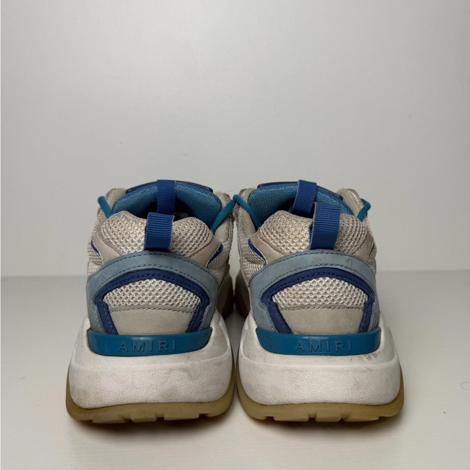 Amiri Amiri Bone Runner Sneakers Men’s SZ 46 US 13 Blue White Gum Size US 13 / EU 46 - 4 Thumbnail