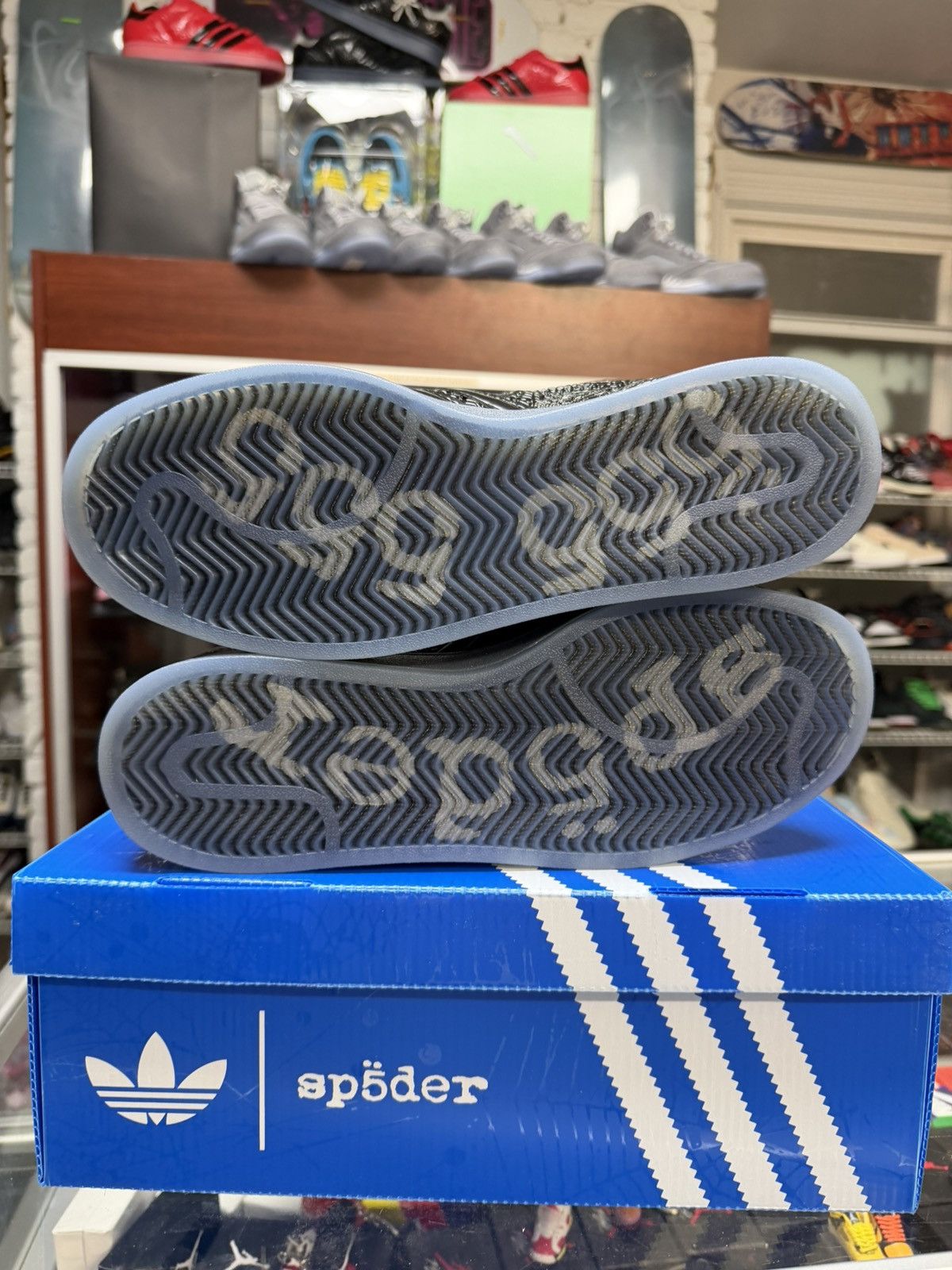 Sp5der Sp5der X Adidas Superstar (Black) Size US 10 / EU 43 - 5 Thumbnail