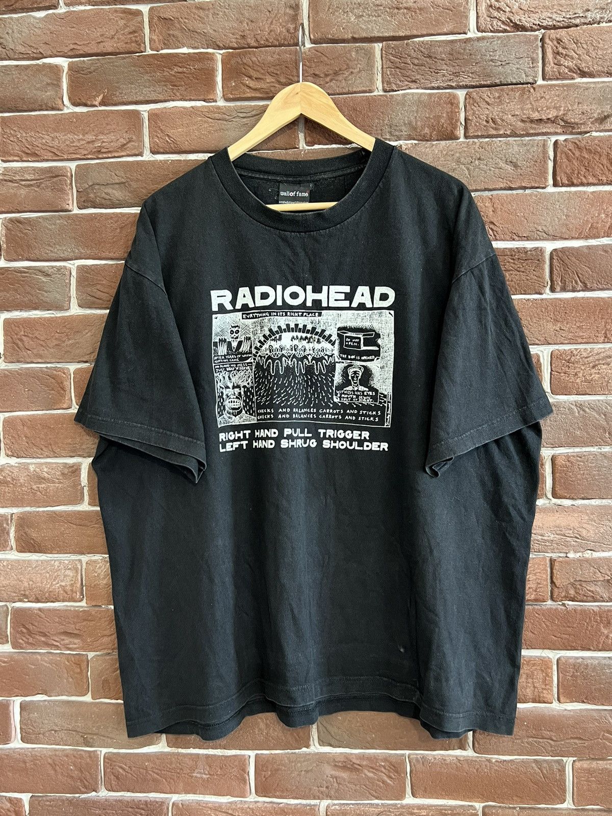 Rare Vintage 00s Radiohead Kid A + wallet