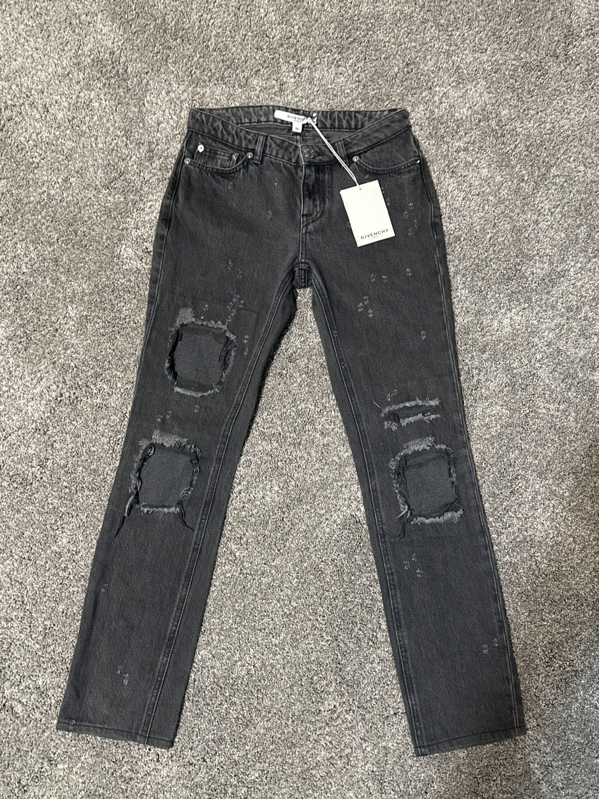 image of Givenchy Jeans in Grey, Men's (Size 34)