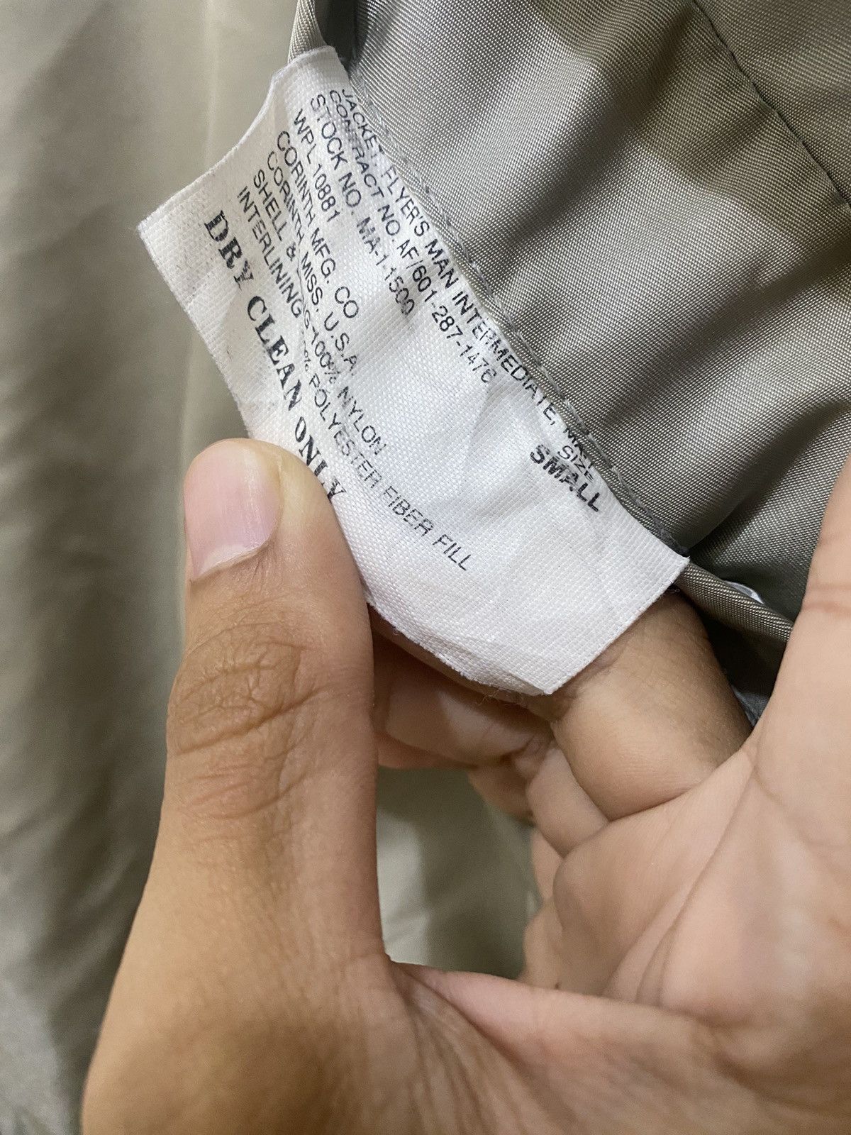 Alpha Industries × Pherrow's Vtg 80s Corinth Special Issue USAF MA-1 Bomber Jacket Size US S / EU 44-46 / 1 - 9 Thumbnail