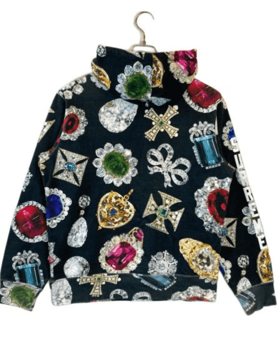 Supreme Supreme JEWELS HOODED SWEATSHIRT M Size US M / EU 48-50 / 2 - 2 Thumbnail