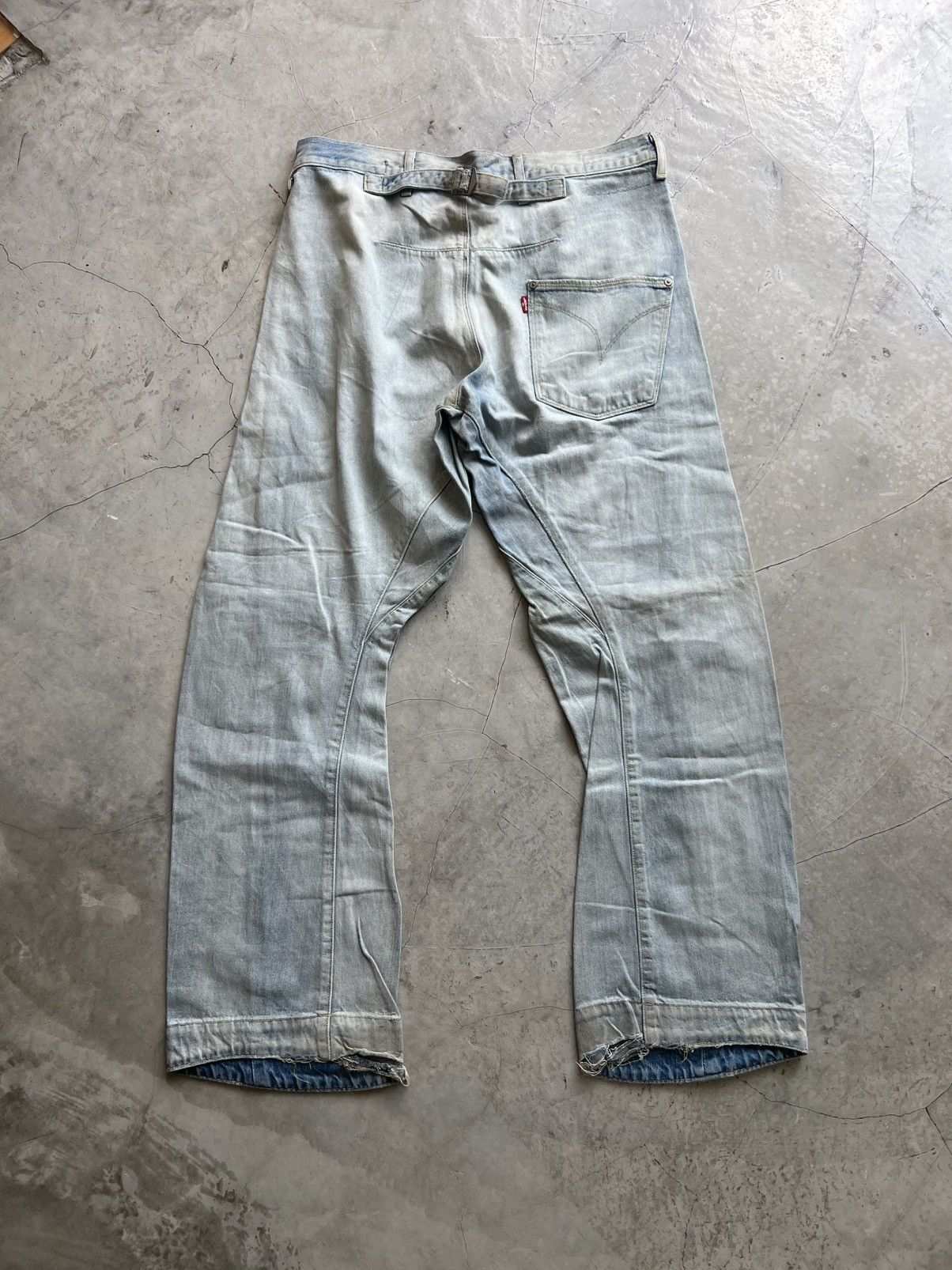 Levi's Levis Engineered Jeans Buckle Back Tag W32 Actual 34x31.5 Size US 32 / EU 48 - 4 Thumbnail