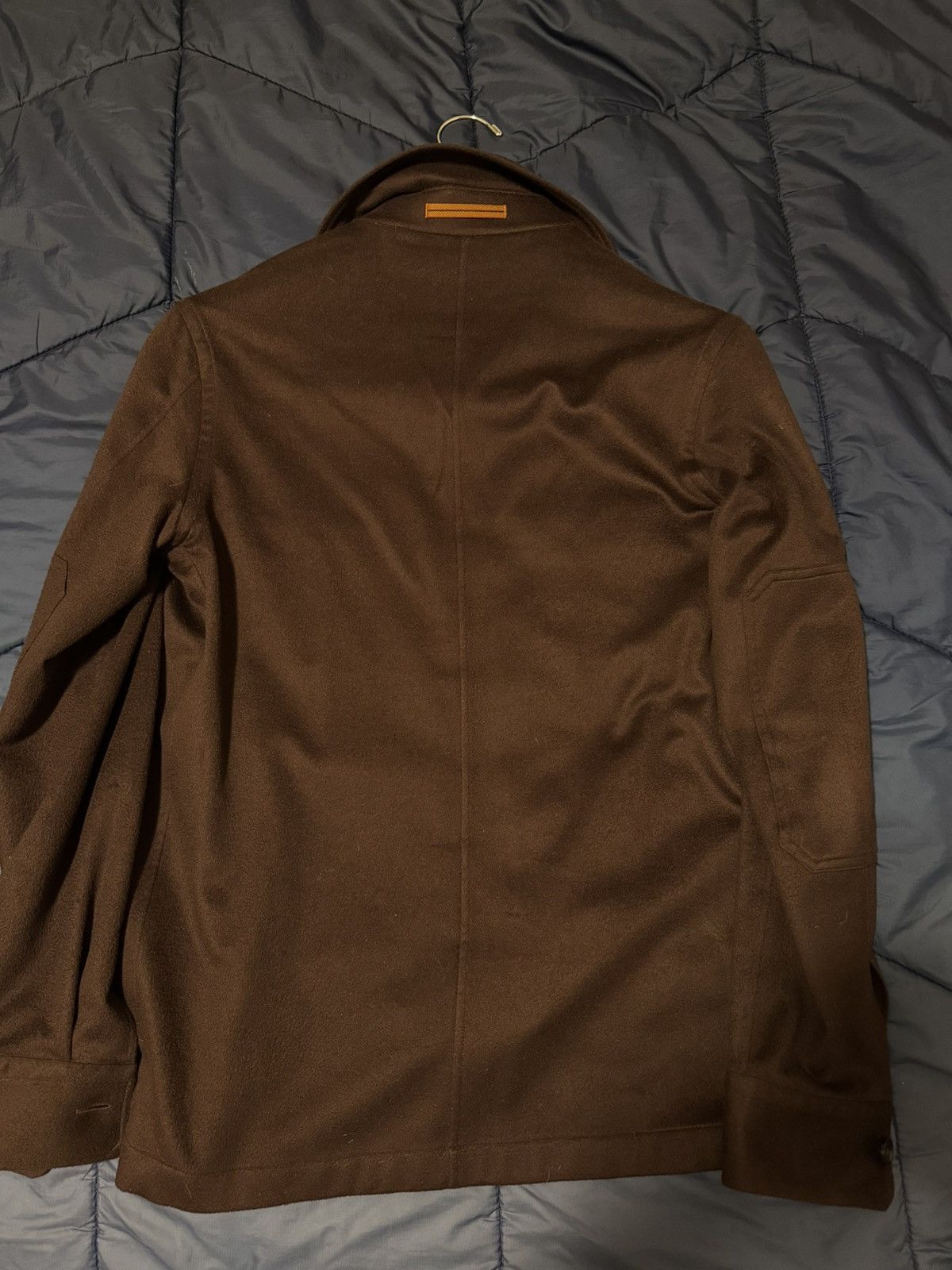 Ermenegildo Zegna Zegna Oasi Cashmere Overshirt Burgundy Size US S / EU 44-46 / 1 - 3 Thumbnail