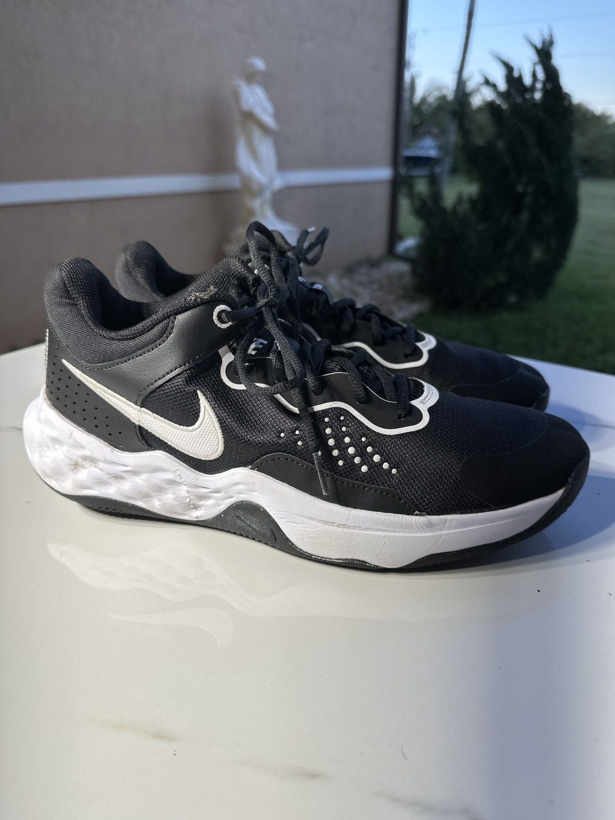 Nike Nike Fly.By Mid 3 Black White Sneakers Size US 11 / EU 44 - 2 Thumbnail