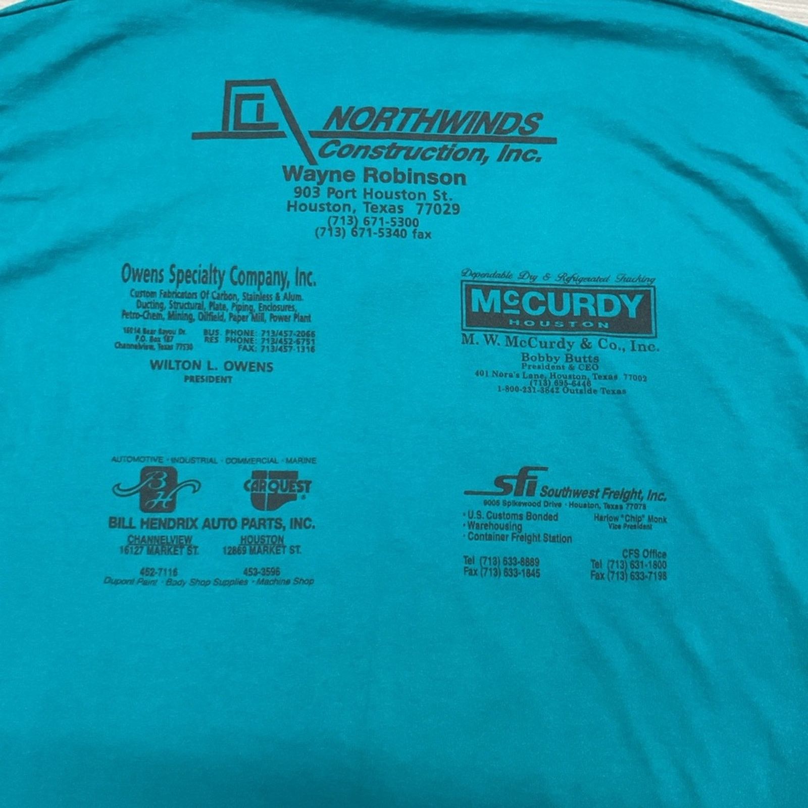 Fruit Of The Loom Vintage 90s Bayou City Cruisers T-Shirt Size US XL / EU 56 / 4 - 5 Thumbnail