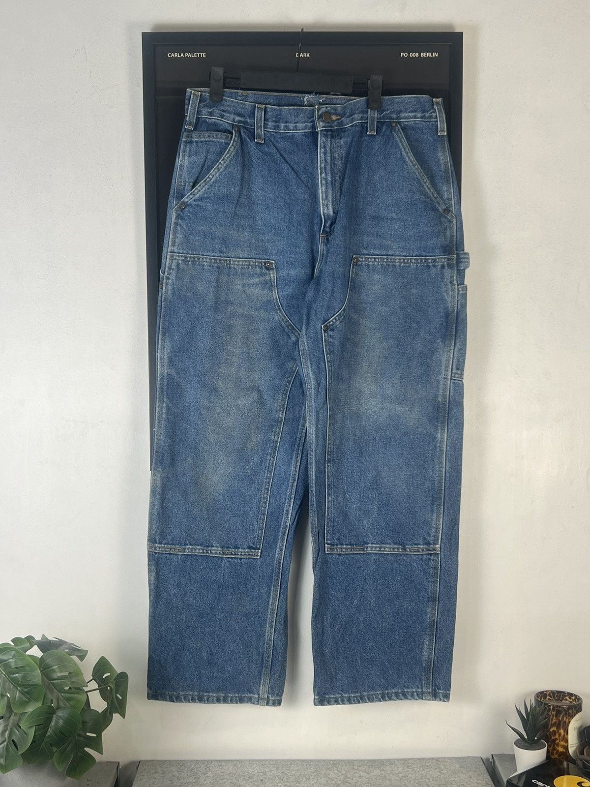 Carhartt Vintage carhartt b73 dst double knee Size US 34 / EU 50 - 1 Thumbnail