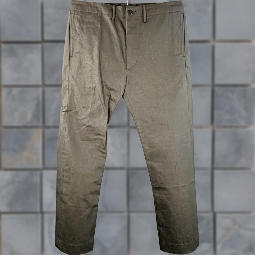 Vintage RRL by RALPH LAUREN Cotton Selvedge Twill Casual Pants Size 36 Grey Black Size US 36 / EU 52 - 1 Thumbnail