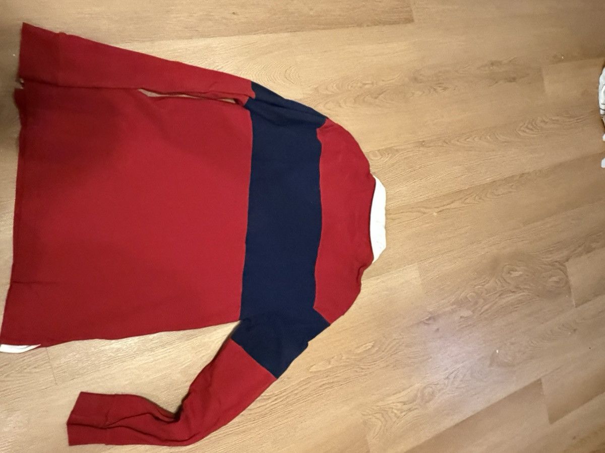 Polo Ralph Lauren Polo Ralph Lauren Kicking Bear Red/Navy Rugby Polo Size US M / EU 48-50 / 2 - 2 Thumbnail